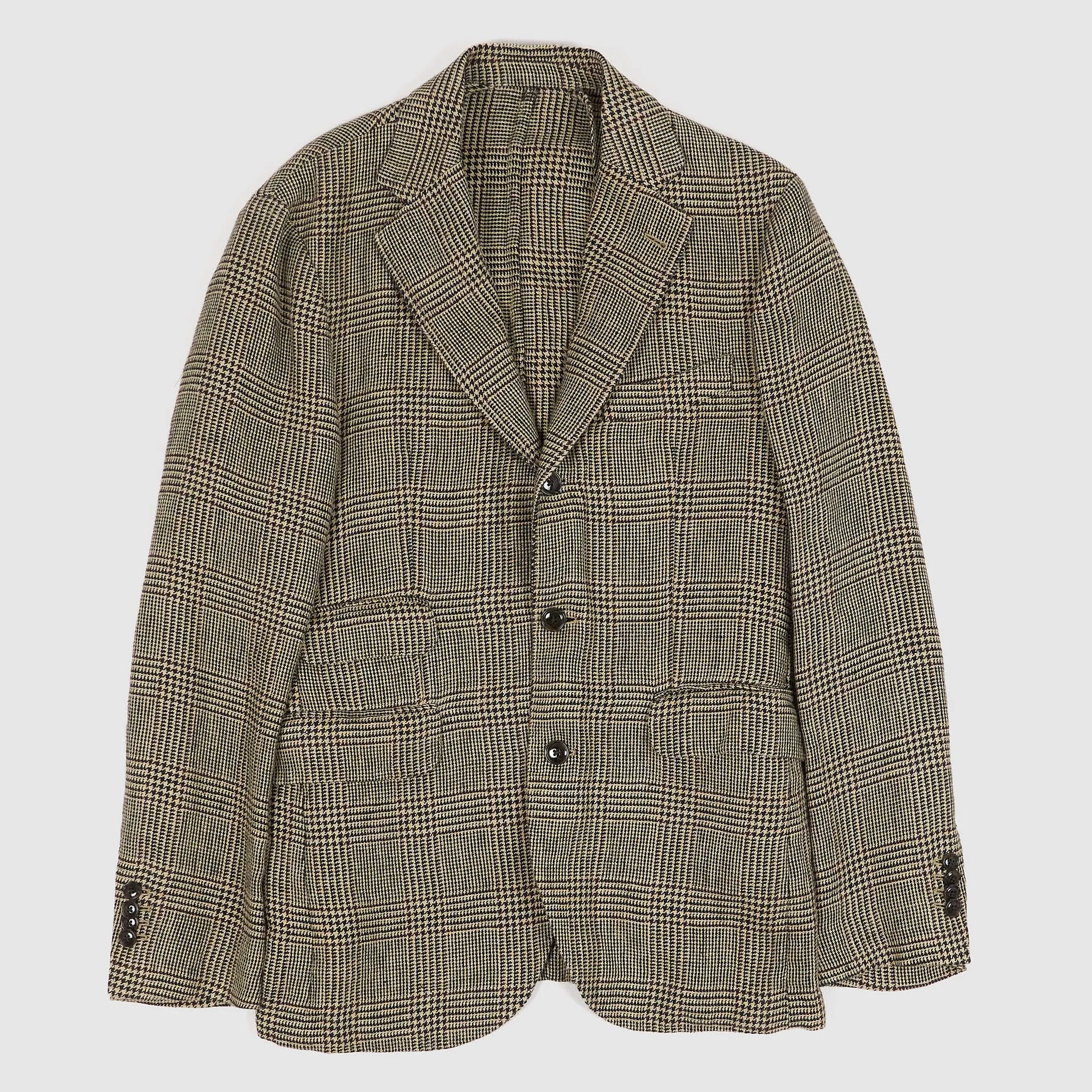 Man 1924 Kennedy Linen Blazer Glencheck sold by DeeCee style