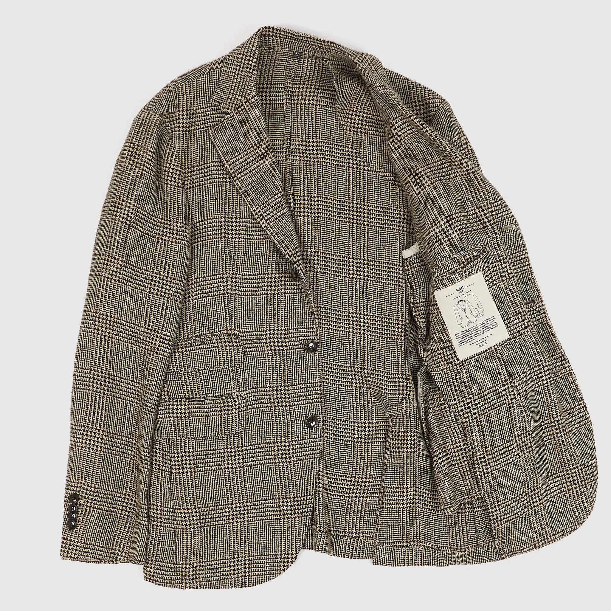 Man 1924 Kennedy Linen Blazer Glencheck sold by DeeCee style product image thumbnail 2