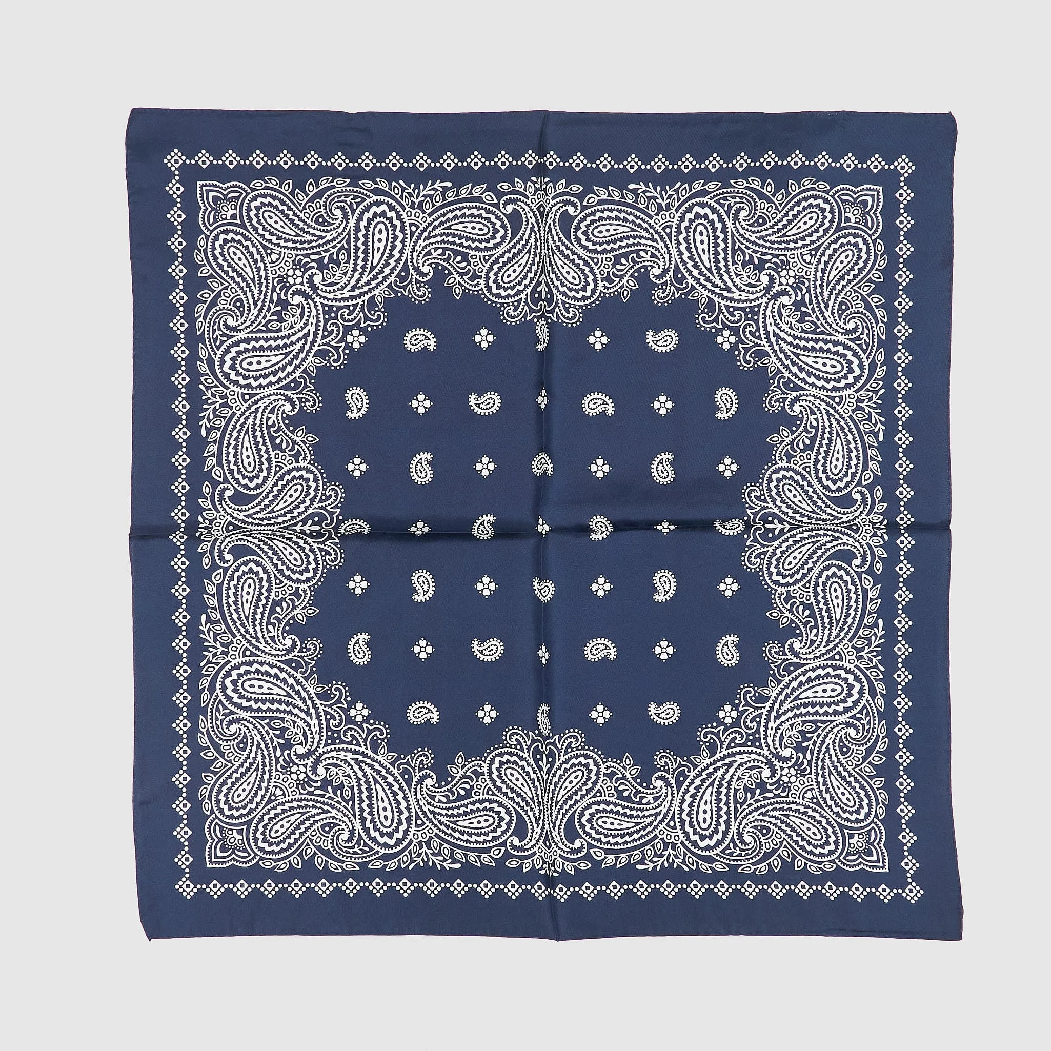 Anonymous Selvage Paisley Silk Bandana sold by DeeCee style