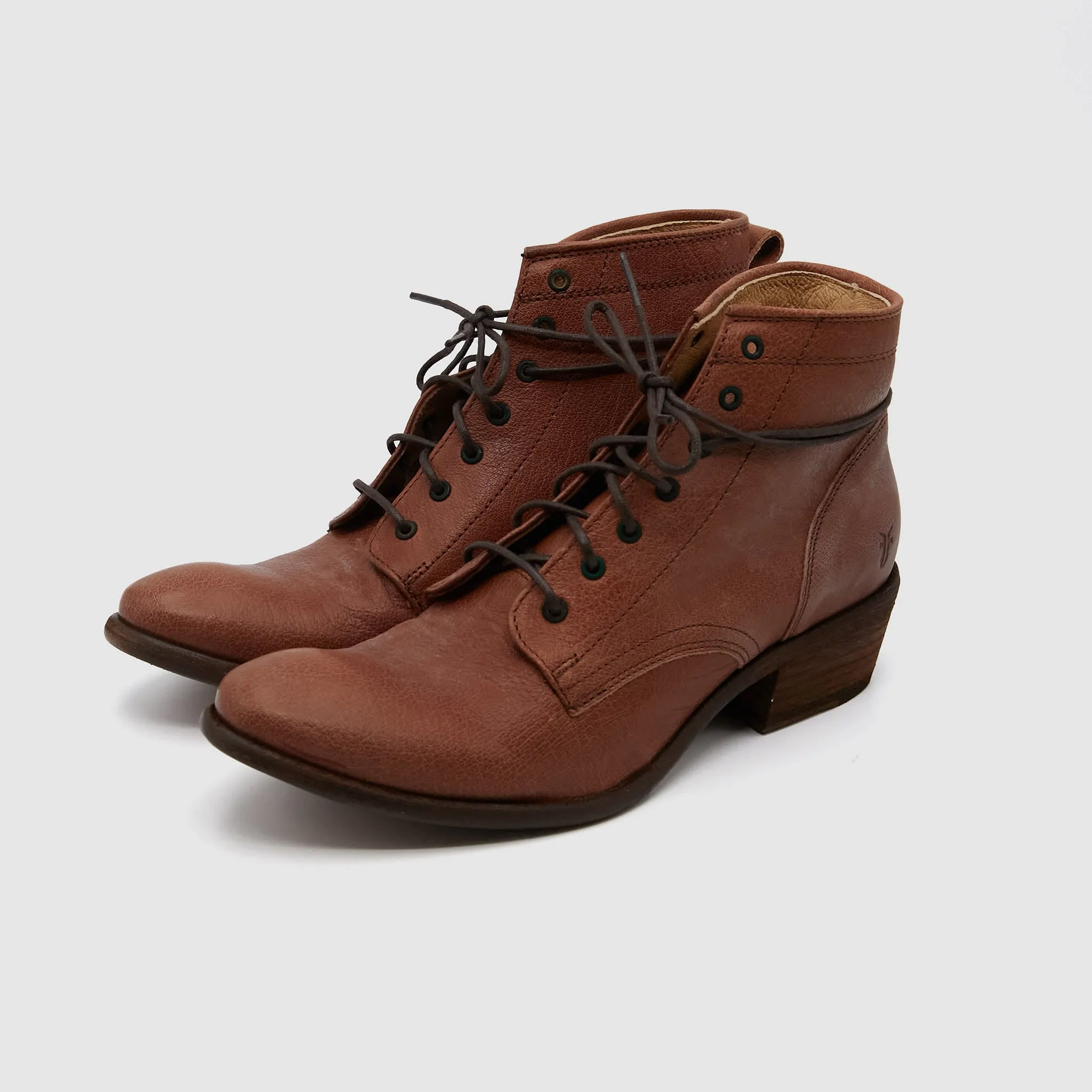FRYE Carson Lace Up Boots sold by DeeCee style