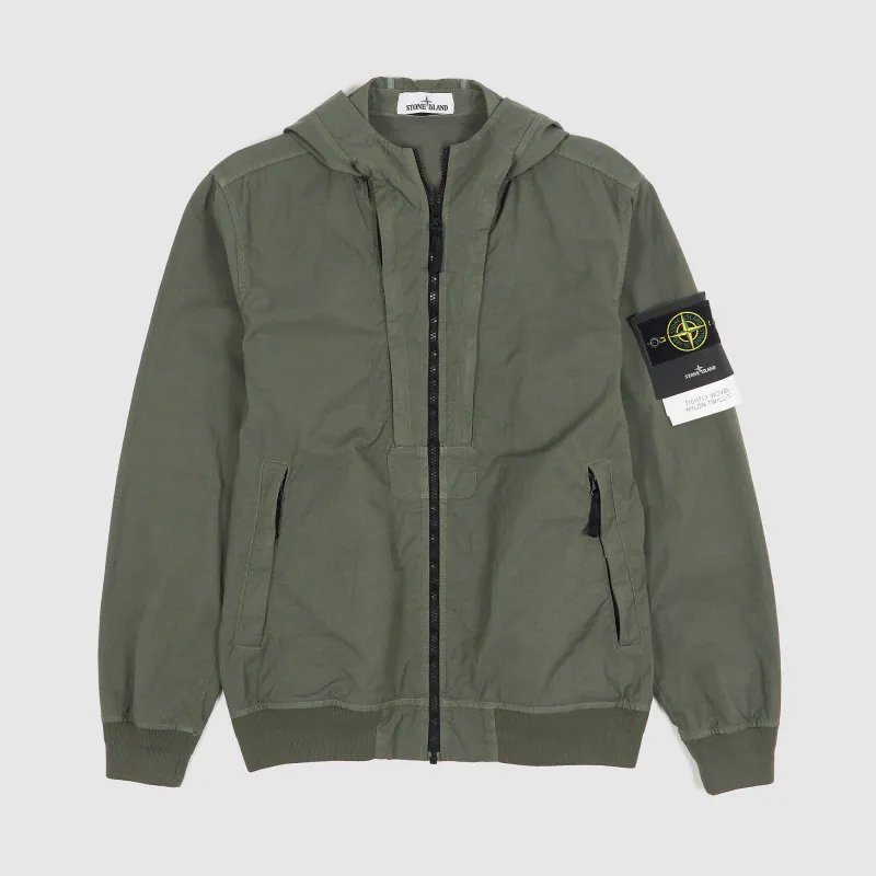 Stone Island Tightly Woven TC Hooded Jacket sold by DeeCee style