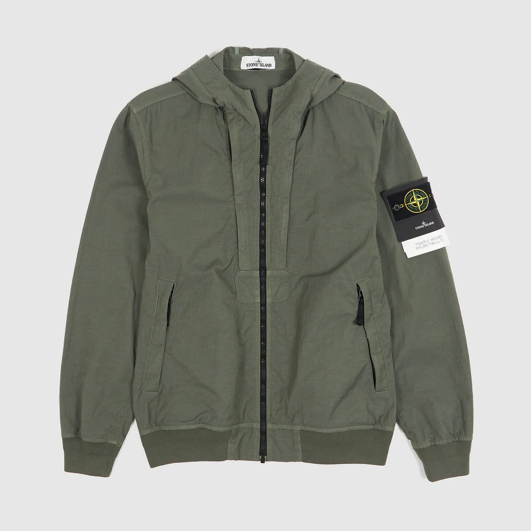 Stone Island Tightly Woven TC Hooded Jacket sold by DeeCee style