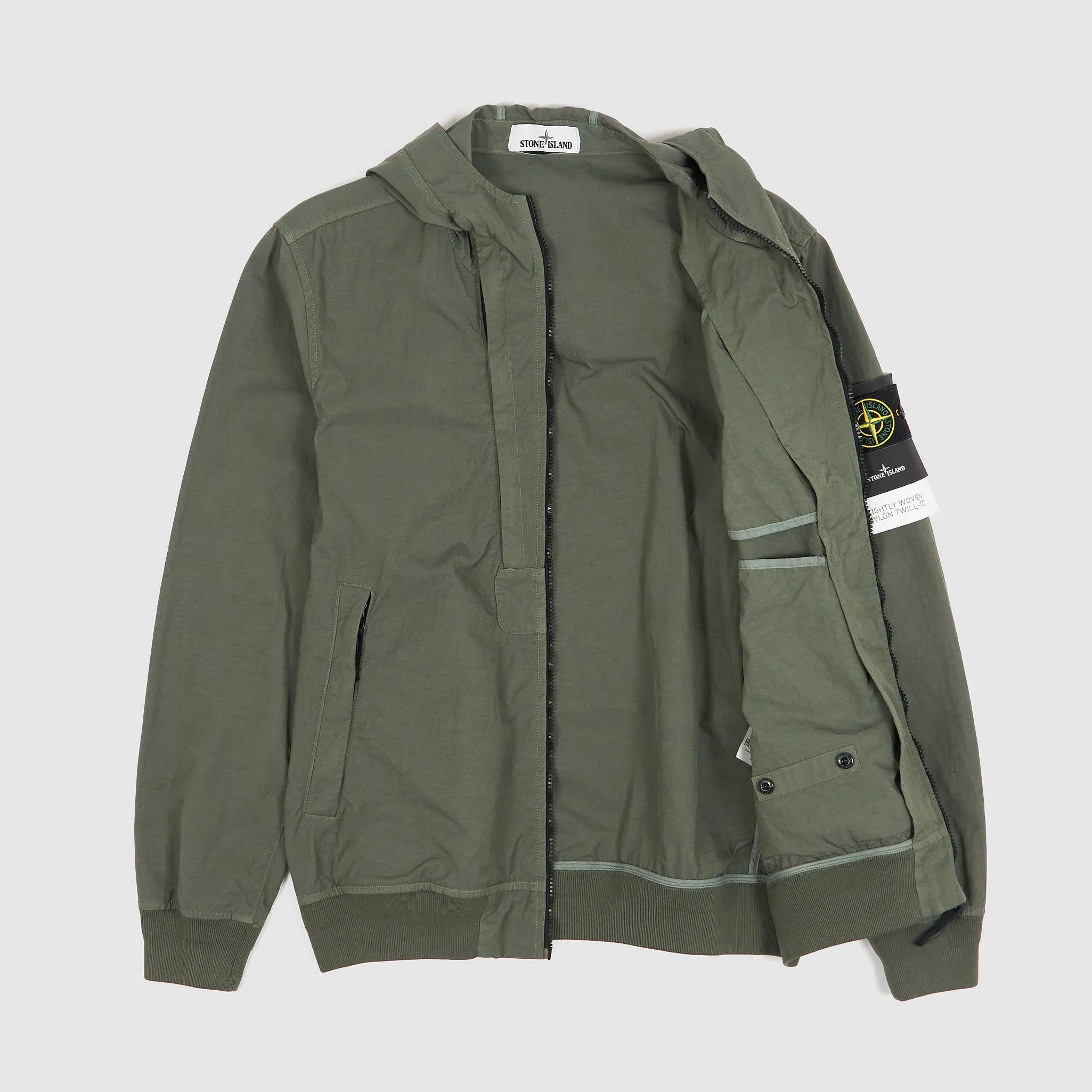 Stone Island Tightly Woven TC Hooded Jacket sold by DeeCee style product image thumbnail 2