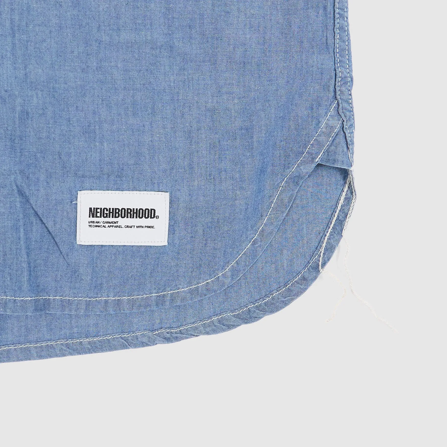 Neighborhood Printed Chambray Work Overshirt sold by DeeCee style product image thumbnail 4