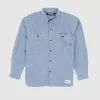 Neighborhood Printed Chambray Work Overshirt sold by DeeCee style