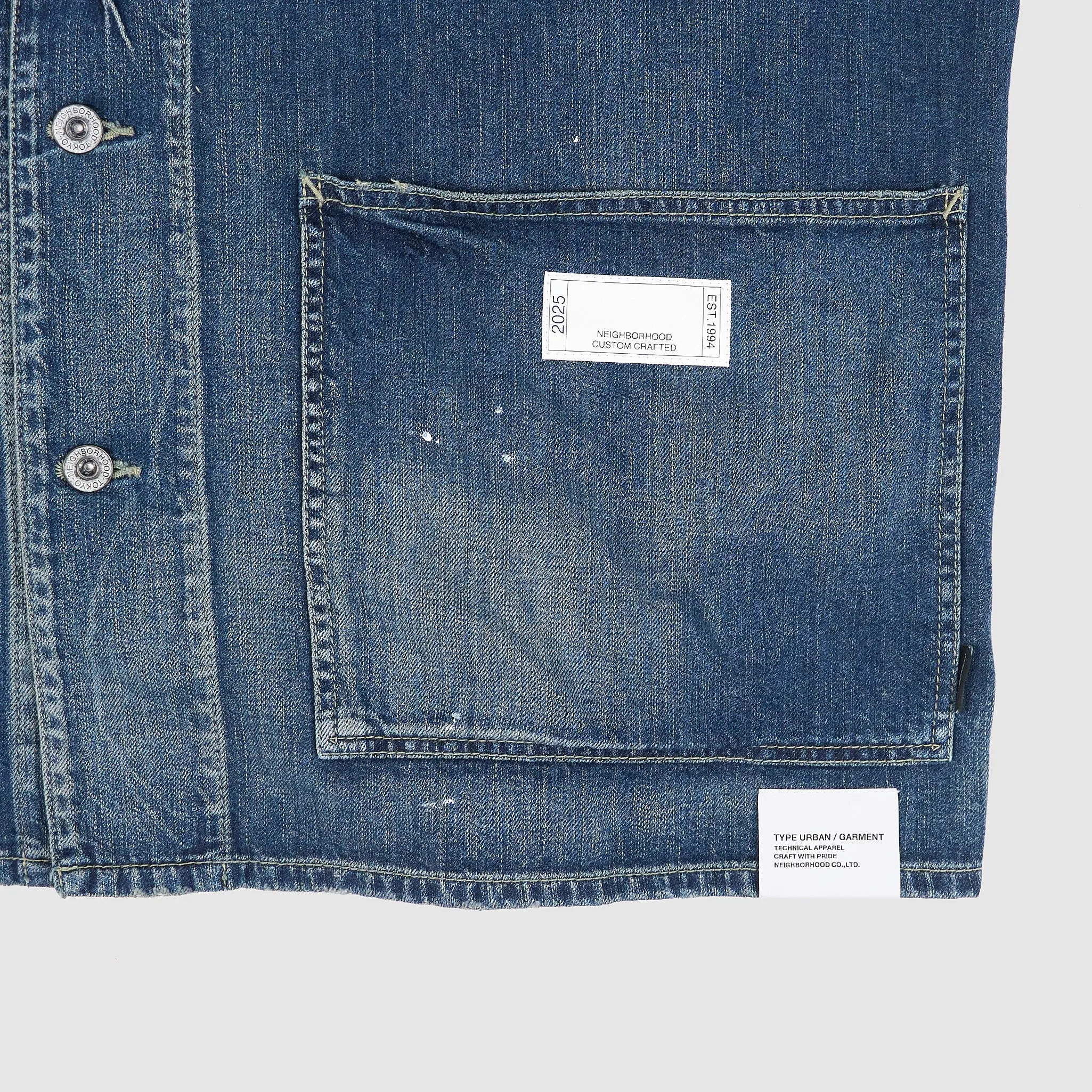 Neighborhood Denim Coverall Work Jacket sold by DeeCee style product image thumbnail 4