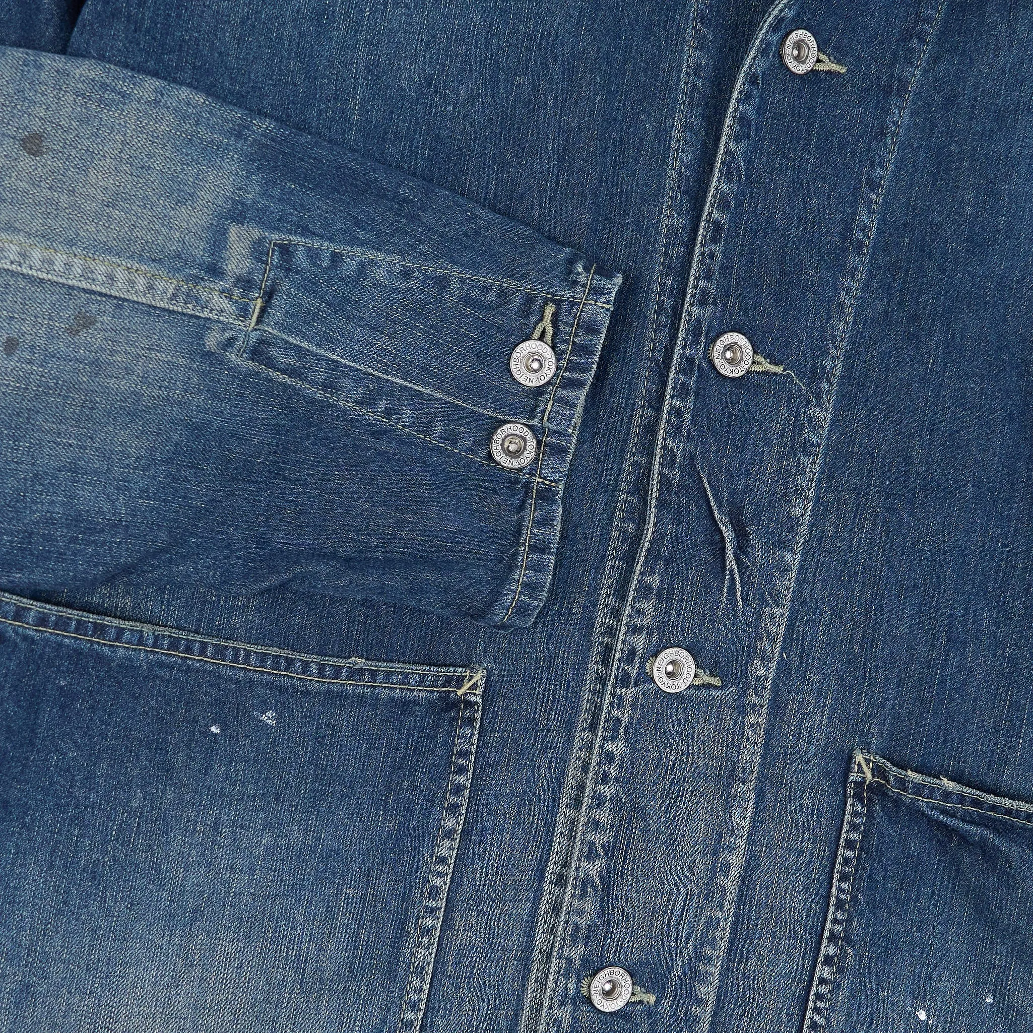 Neighborhood Denim Coverall Work Jacket sold by DeeCee style product image thumbnail 3