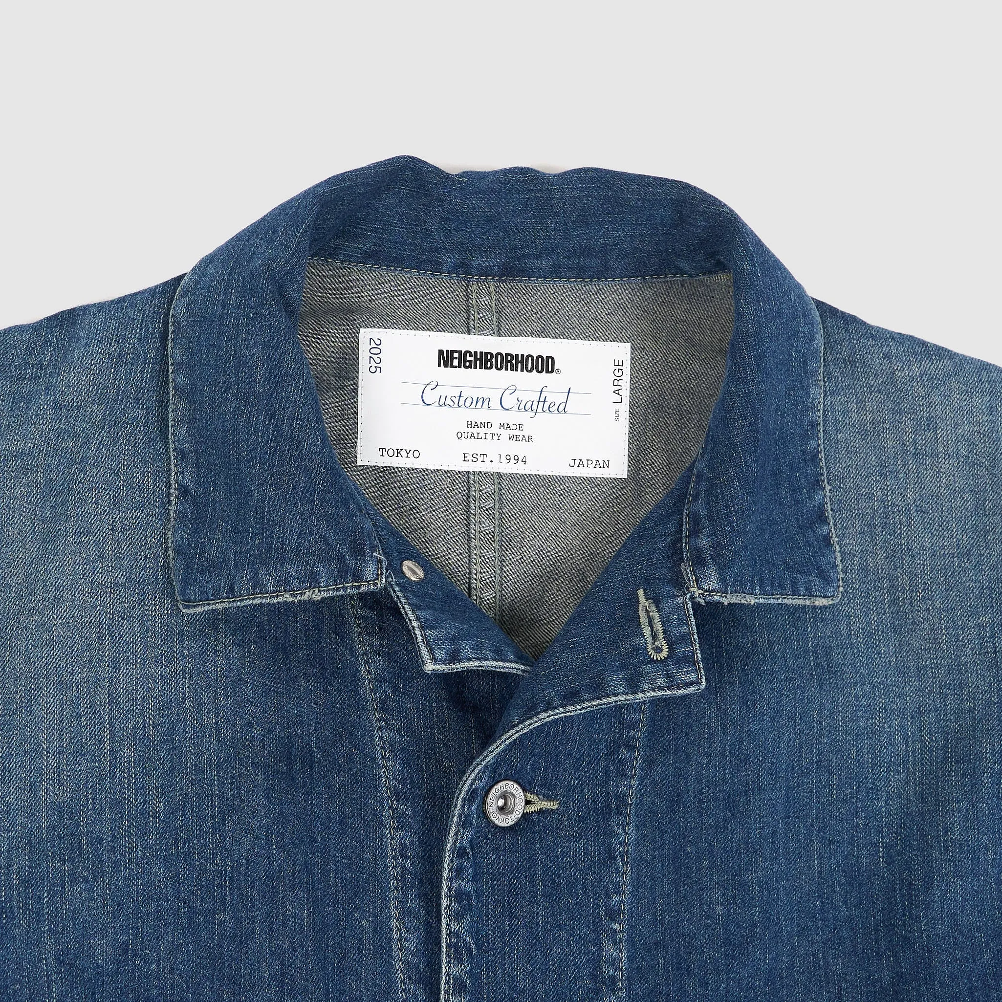 Neighborhood Denim Coverall Work Jacket sold by DeeCee style product image thumbnail 2