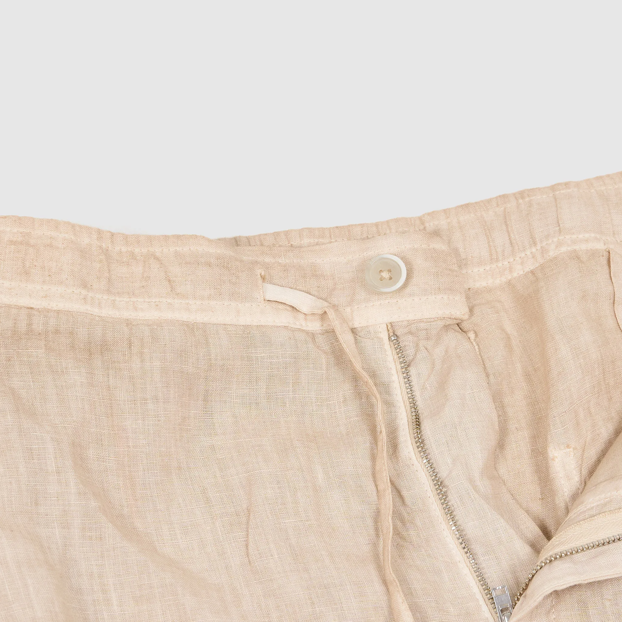 120% Lino Garment Dyed Linen Drawstring Trousers sold by DeeCee style product image thumbnail 3