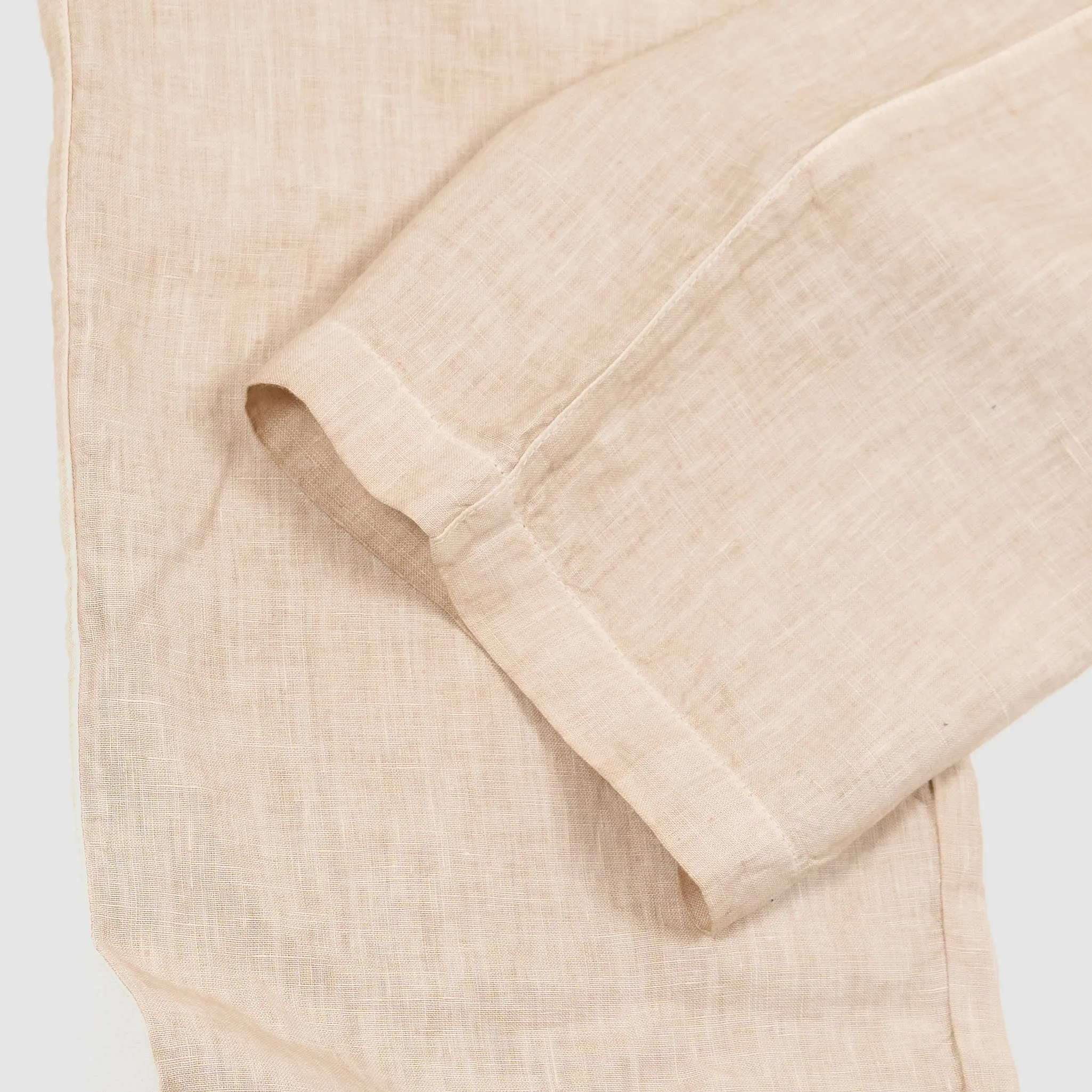 120% Lino Garment Dyed Linen Drawstring Trousers sold by DeeCee style product image thumbnail 5