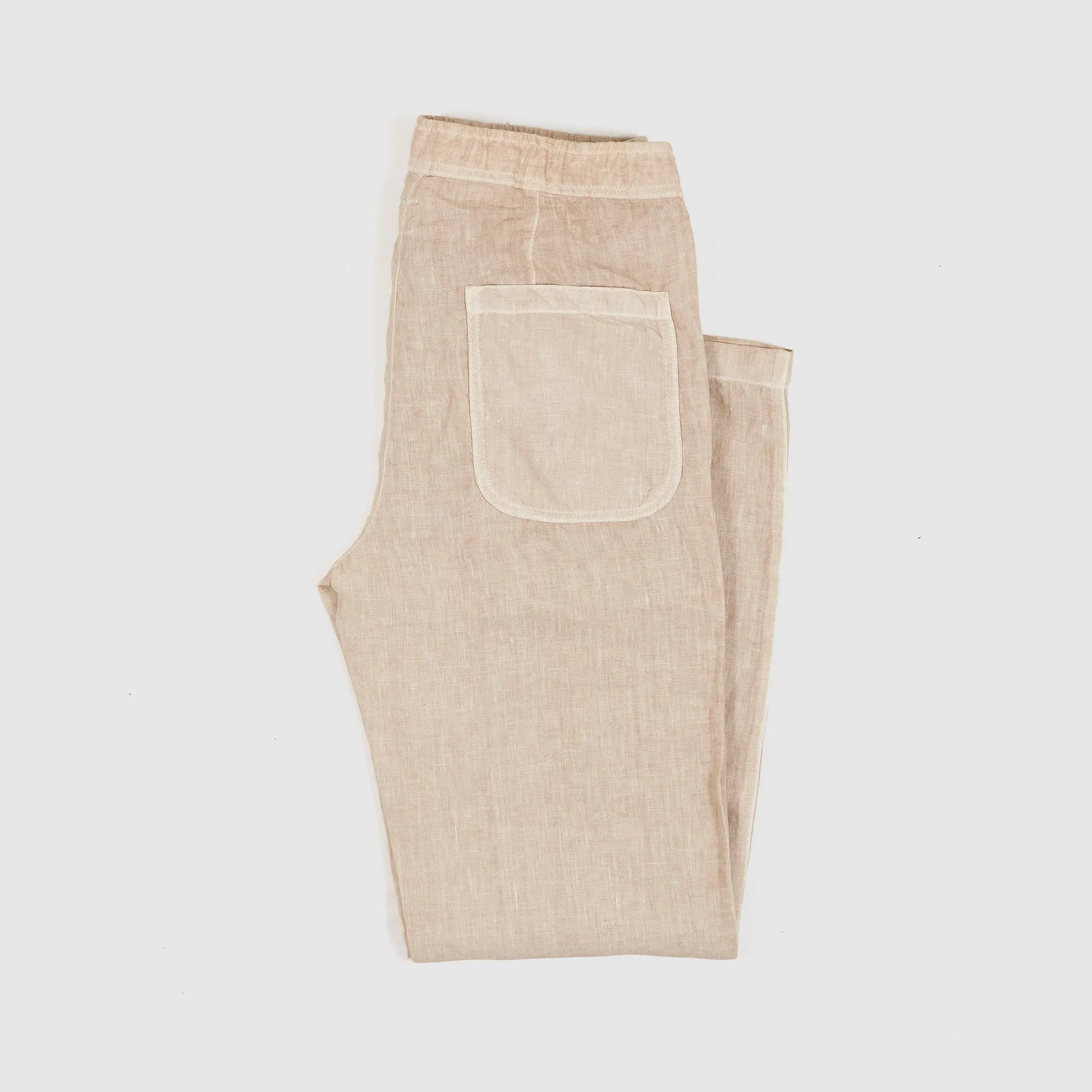 120% Lino Garment Dyed Linen Drawstring Trousers sold by DeeCee style product image thumbnail 2