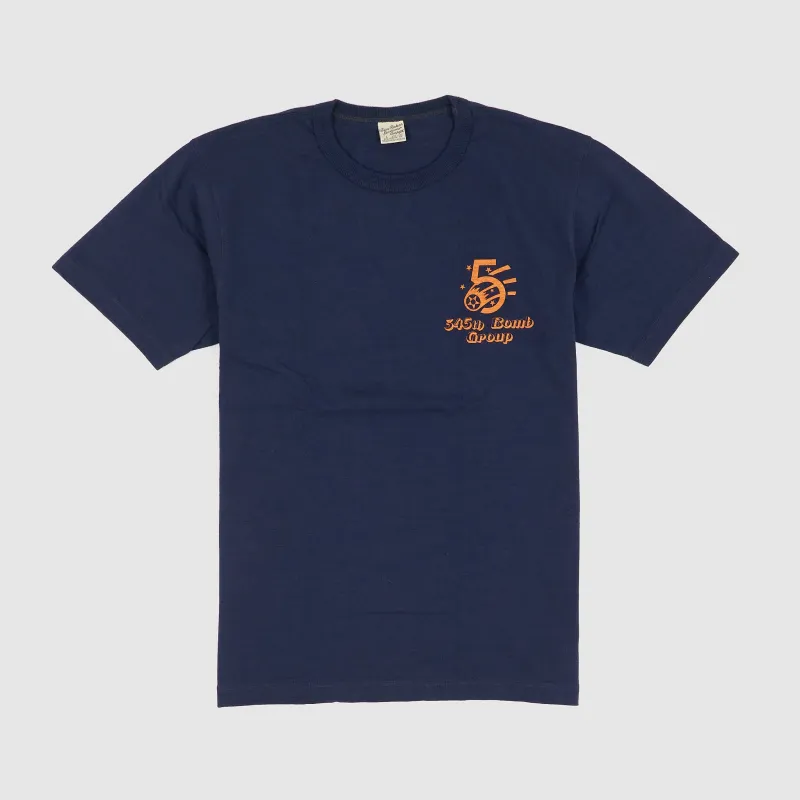 Buzz Rickson`s 345th Bomb Group Crew Neck T-Shirt sold by DeeCee style