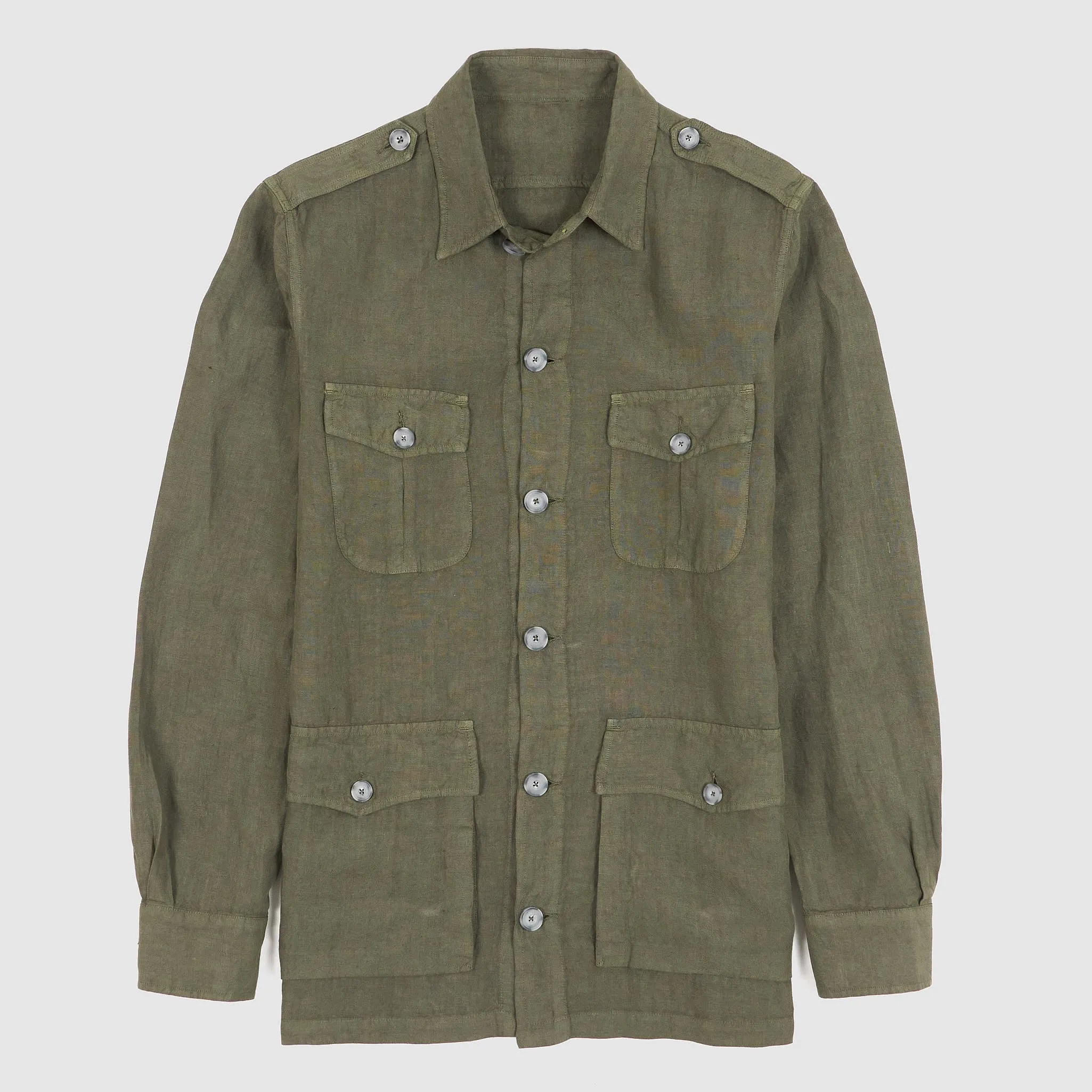 120% Lino Men Light Tropical Flight Jacket sold by DeeCee style