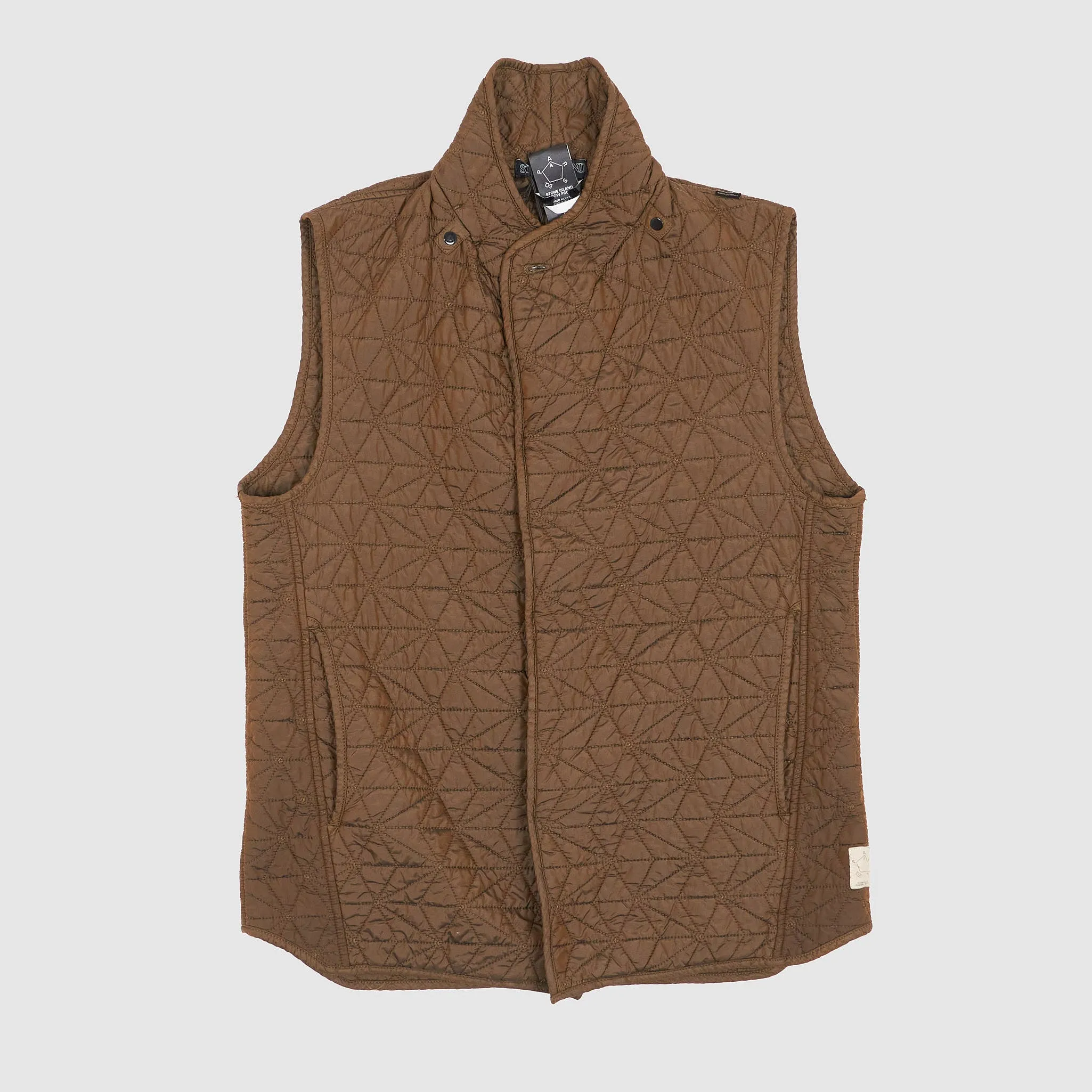 Stone Island Shadow Project Quilted Vest sold by DeeCee style