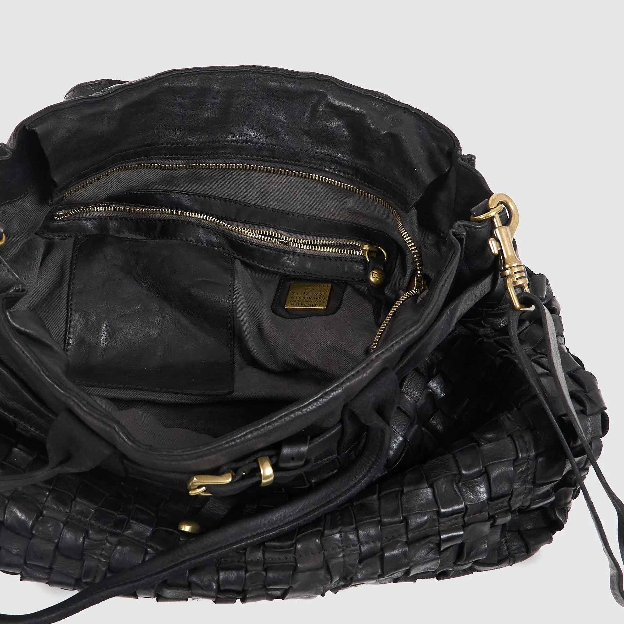 Campomaggi Woven Leather Bag sold by DeeCee style product image thumbnail 4