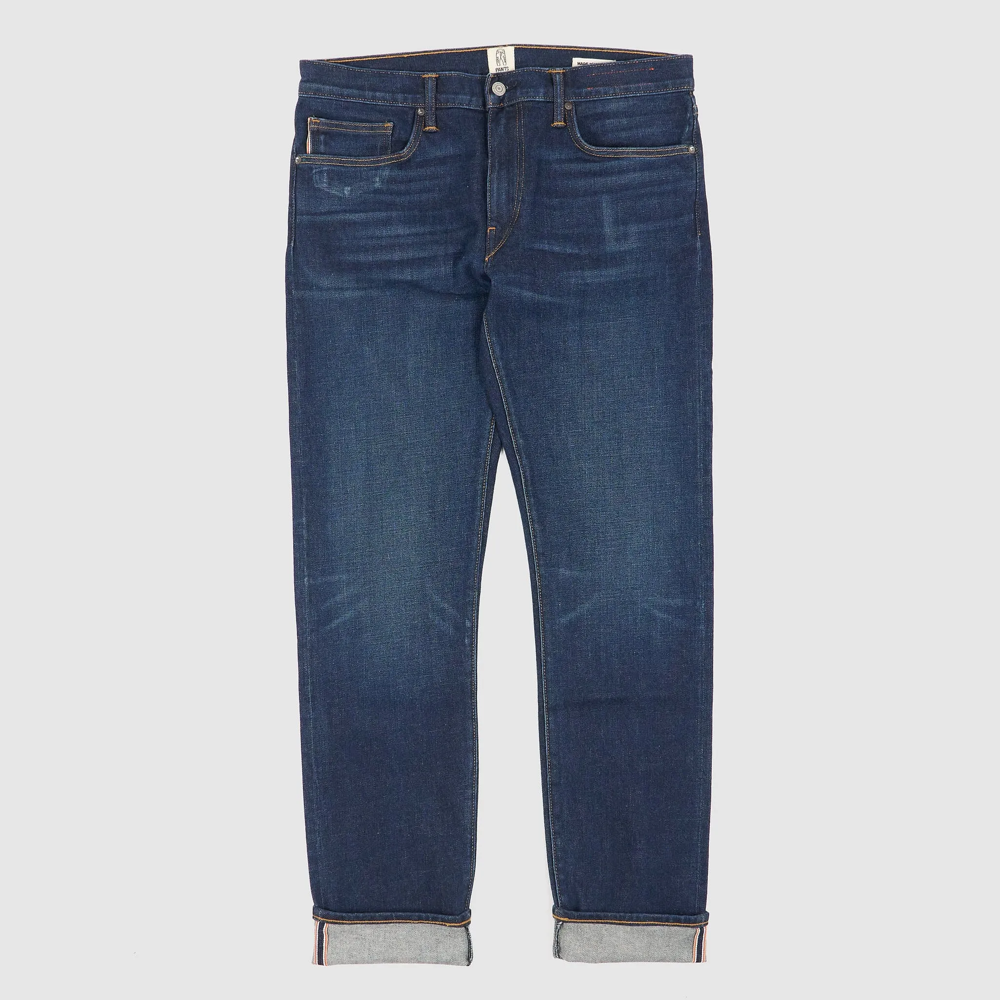 Hiroshi Kato The Pen Zip Fly 14 OZ Stretch Selvage Slim Fit sold by DeeCee style