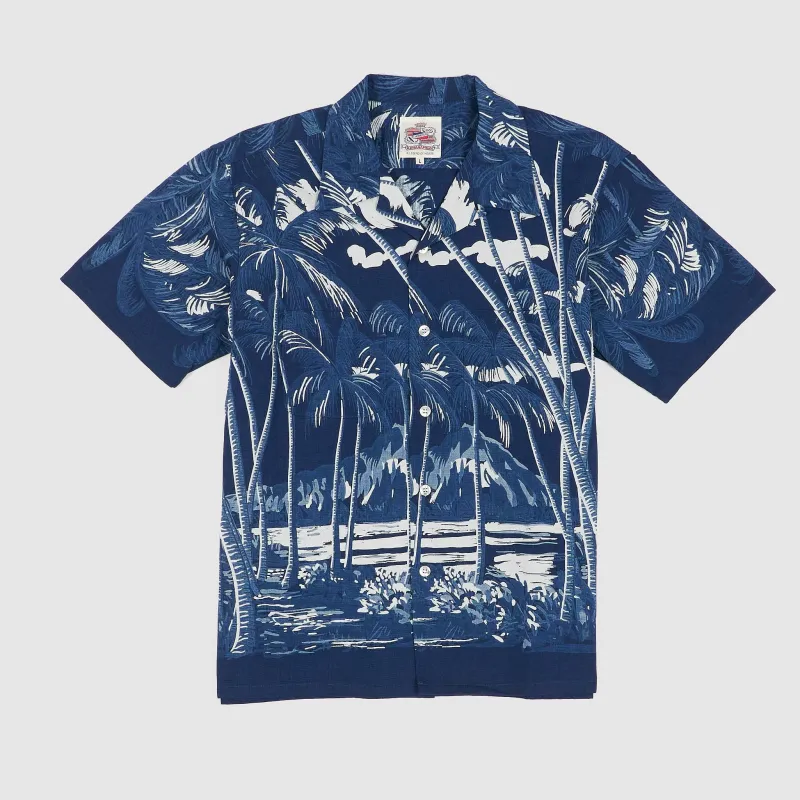 Sugar Cane Cotton Short Sleeve Hawaiian Shirt sold by DeeCee style