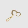 Kobashi Studio Pocket Sand Cast Brass Clip Key Chain sold by DeeCee style