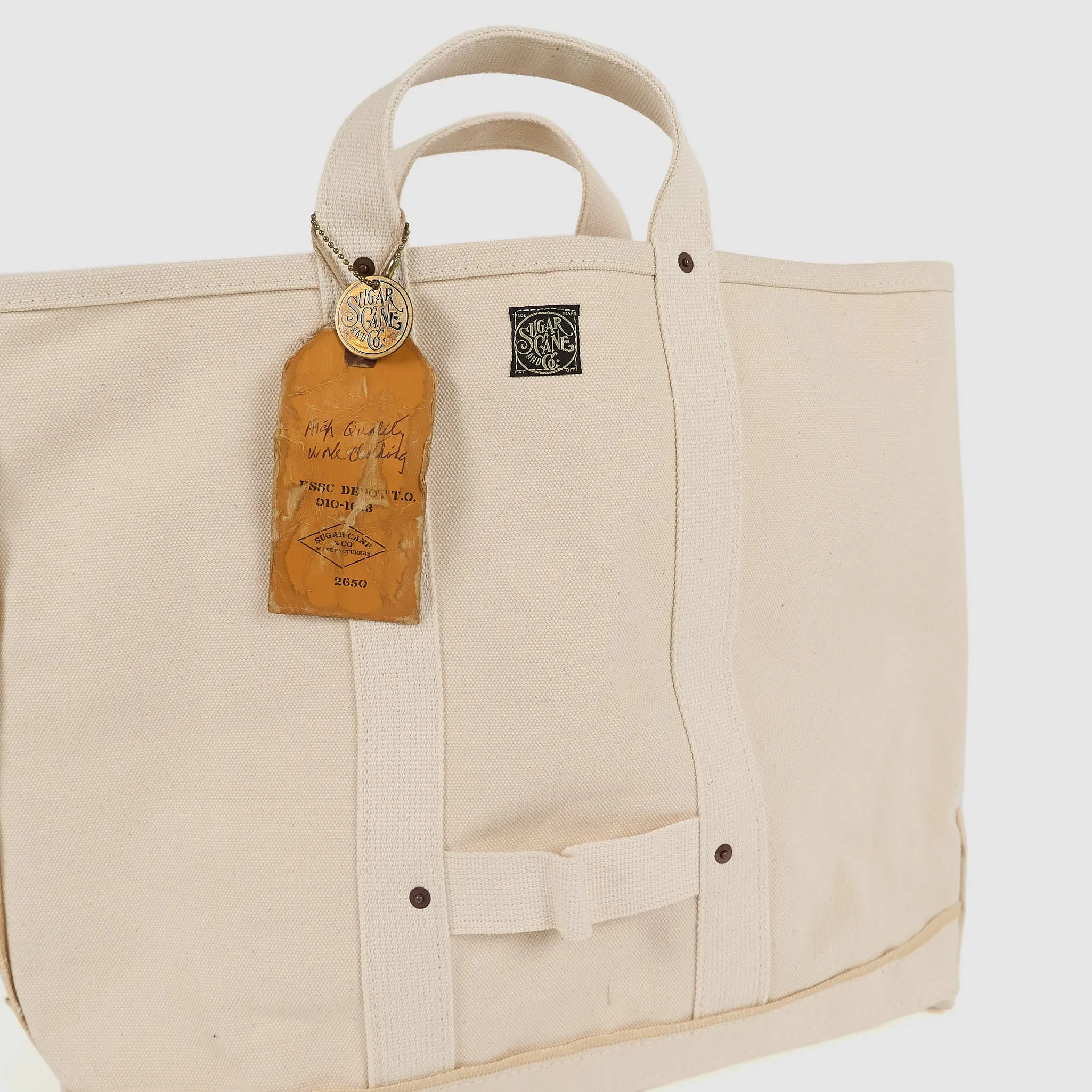 Sugar Cane Canvas Work Tote Bag sold by DeeCee style product image thumbnail 2