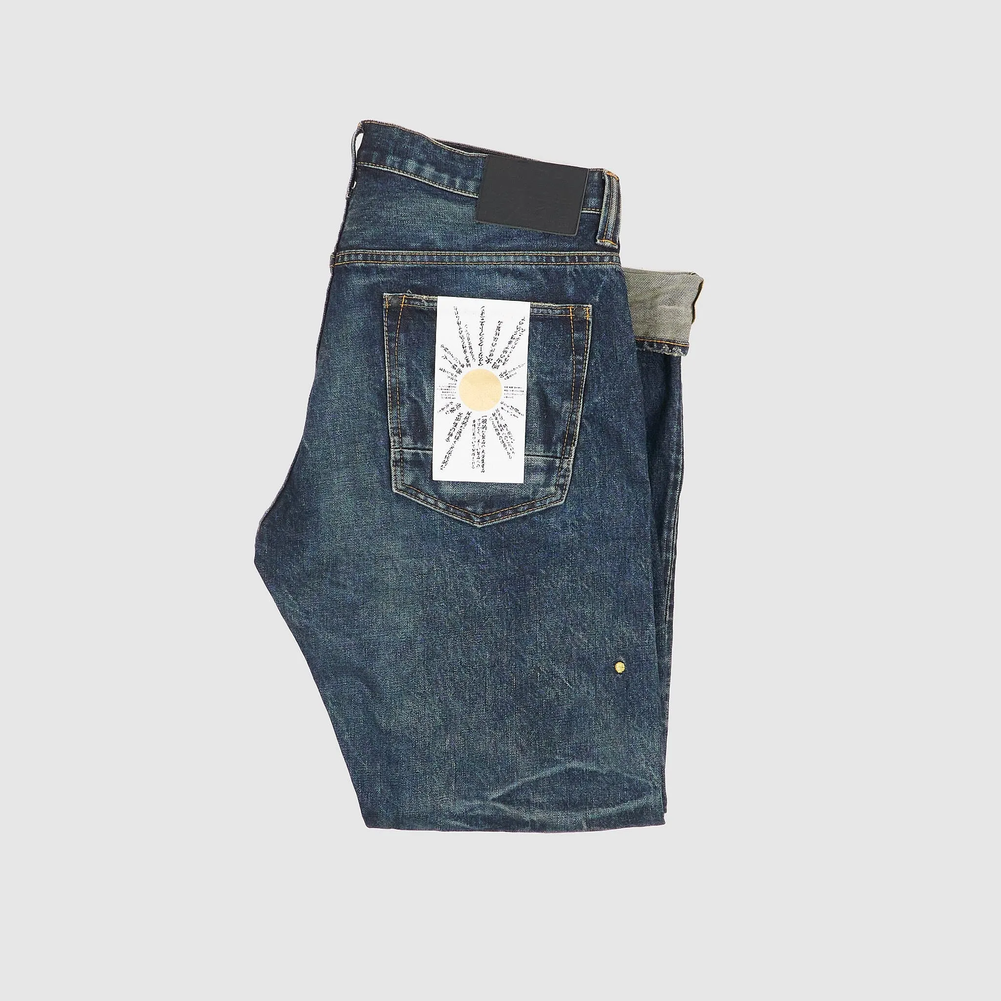 Master Craft Union 5-Pocket EDO Straight Omoi x Dark Vintage Selvage Jeans sold by DeeCee style product image thumbnail 2