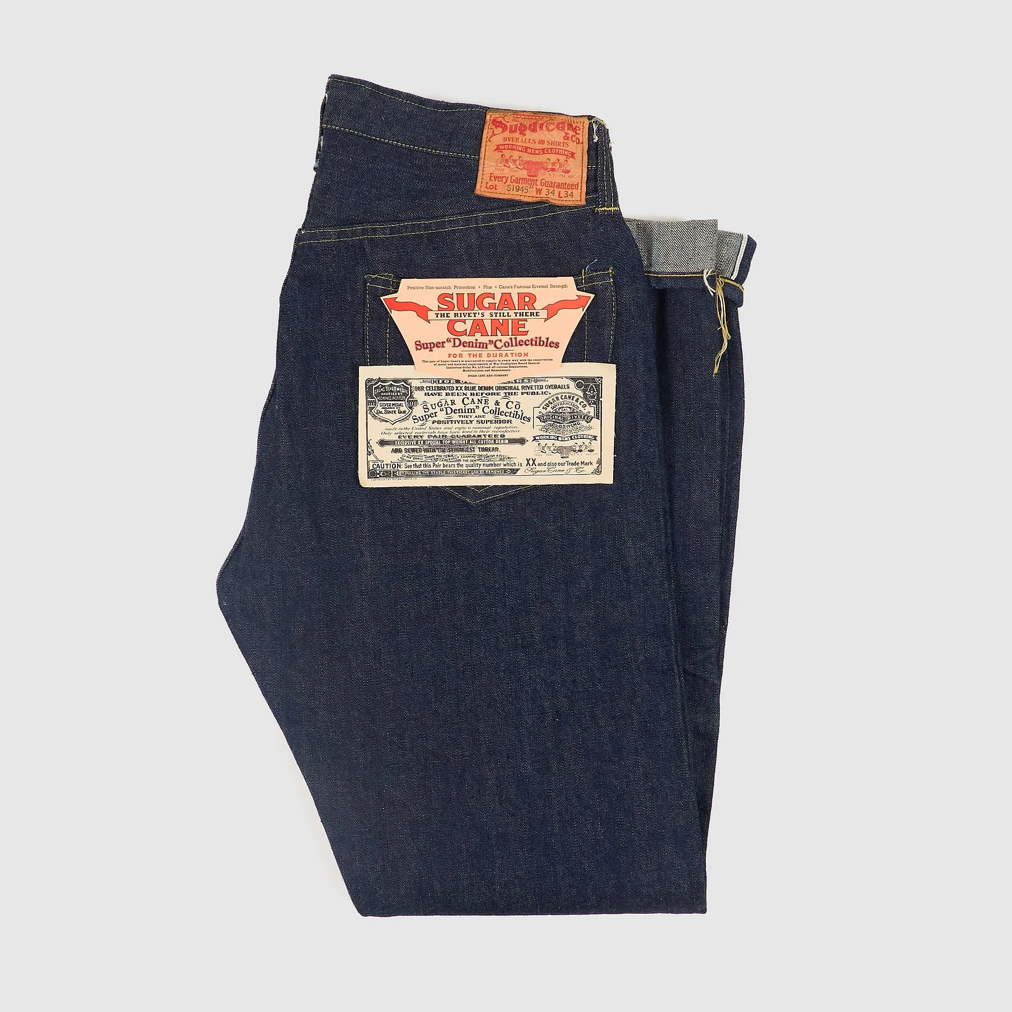 Sugar Cane S1945A Denim Jeans sold by DeeCee style product image thumbnail 2