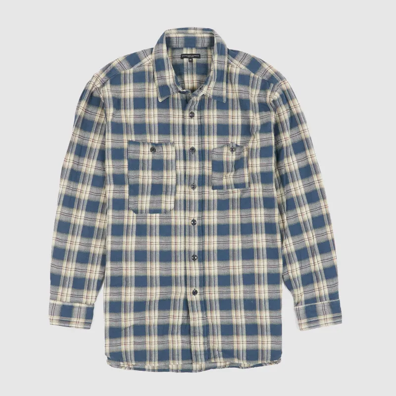 Engineered Garment Plaid Dayton Jacquard Shirt made by Engineered Garments