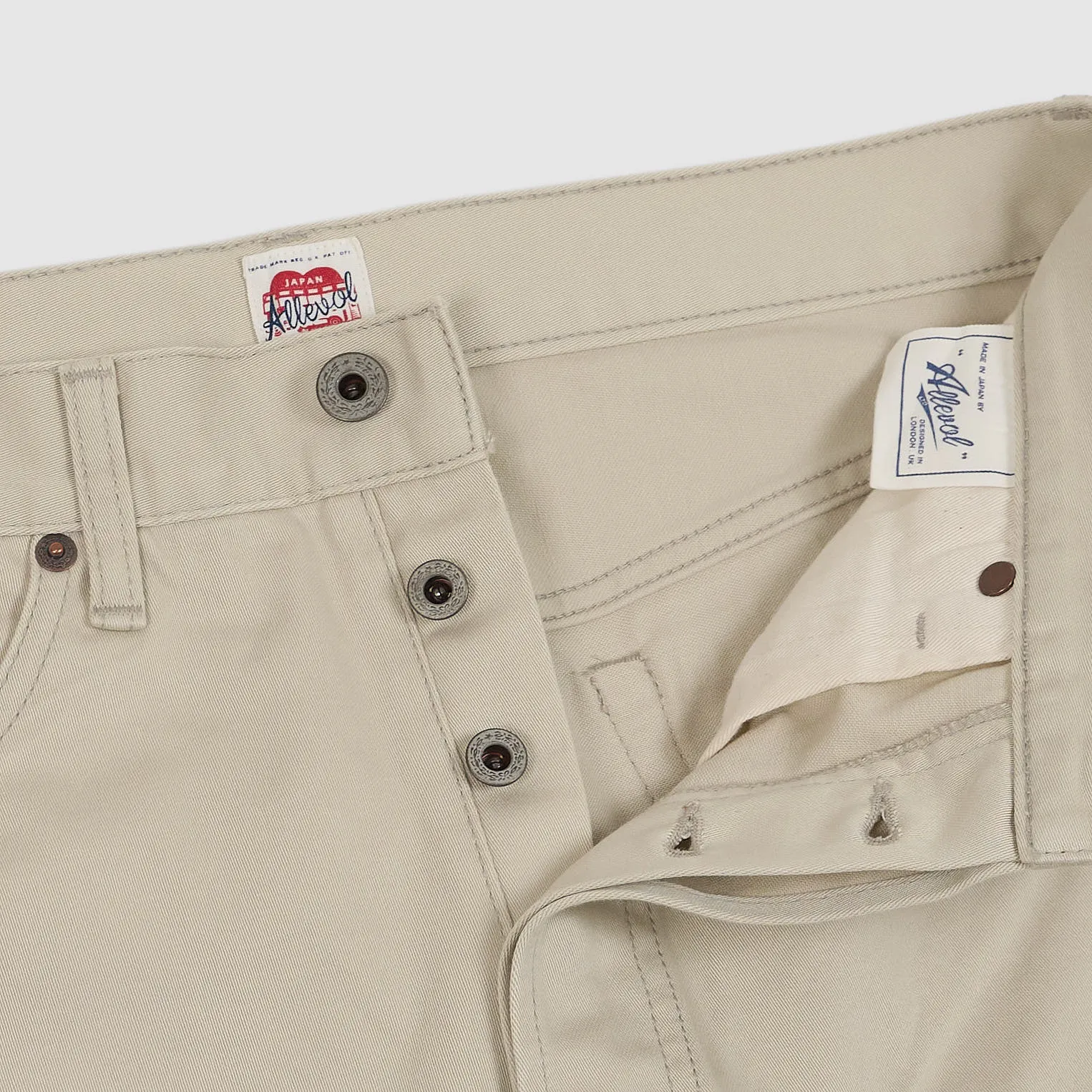 Allevol 5-Pocket Classic Satin White Jeans sold by DeeCee style product image thumbnail 3