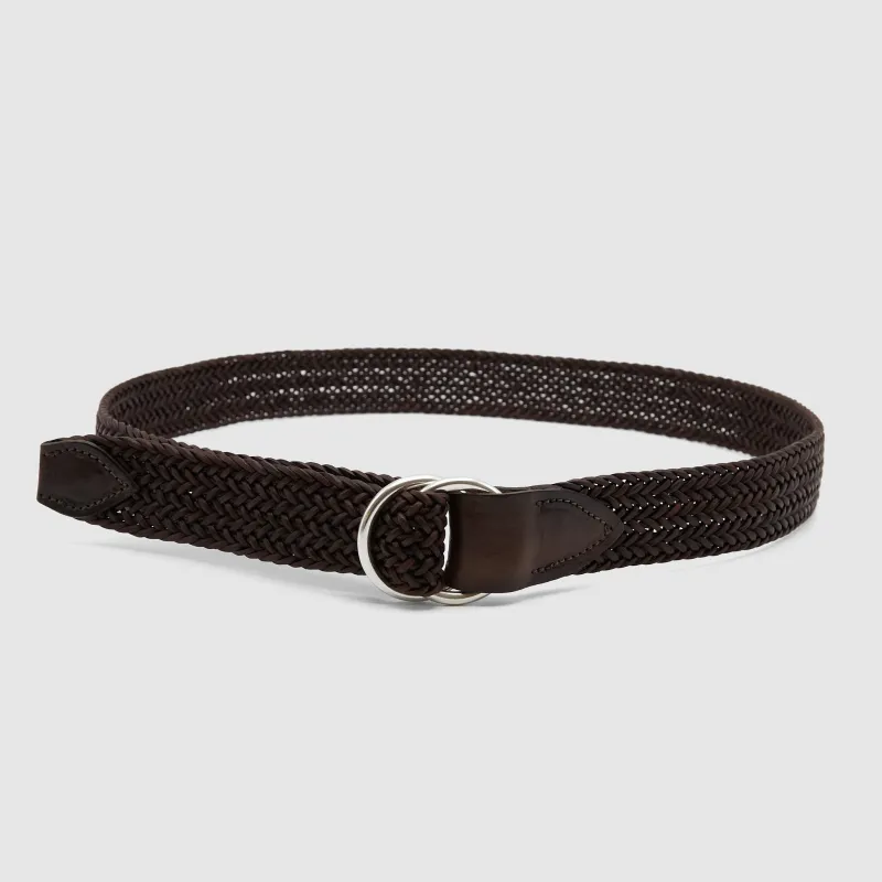 DeeCee style x Alberto Luti Waxed Braided Belt sold by DeeCee style