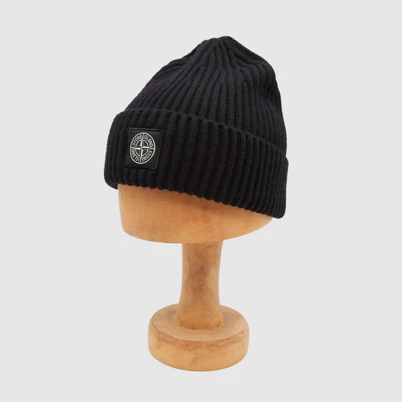 Stone Island One Fold Up Wool Beanie sold by DeeCee style