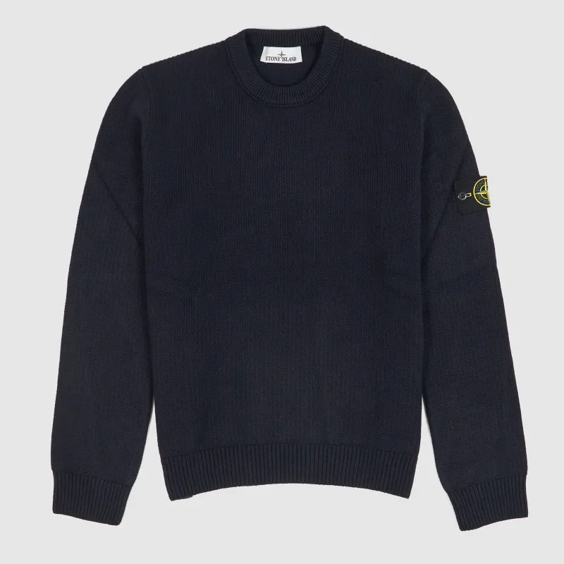 Stone Island Crew Neck Ribbed Knit Pullover sold by DeeCee style