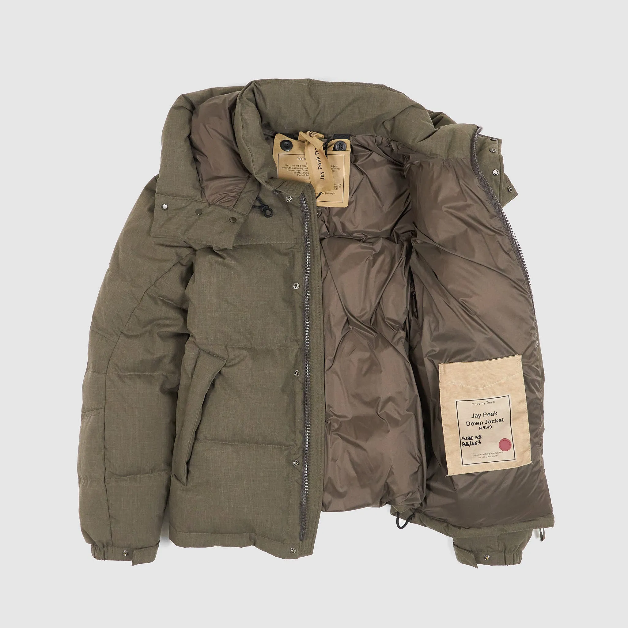 Ten c Wool-Blend Down Jacket sold by DeeCee style product image thumbnail 2