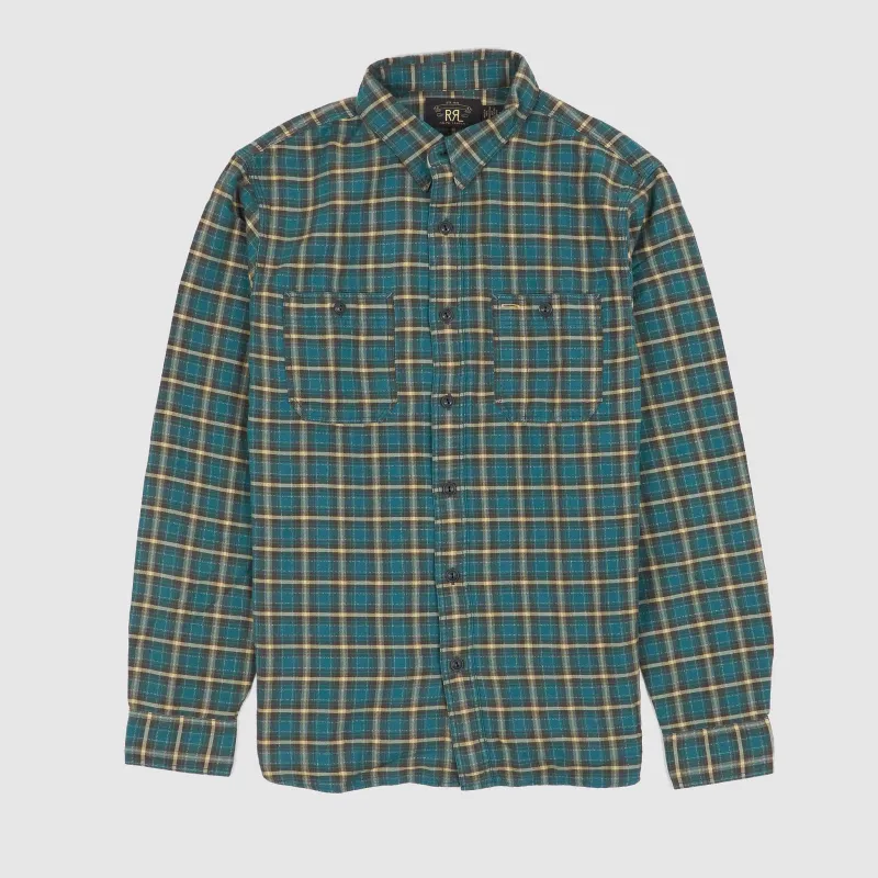 Double RL Plaid Work Shirt sold by DeeCee style