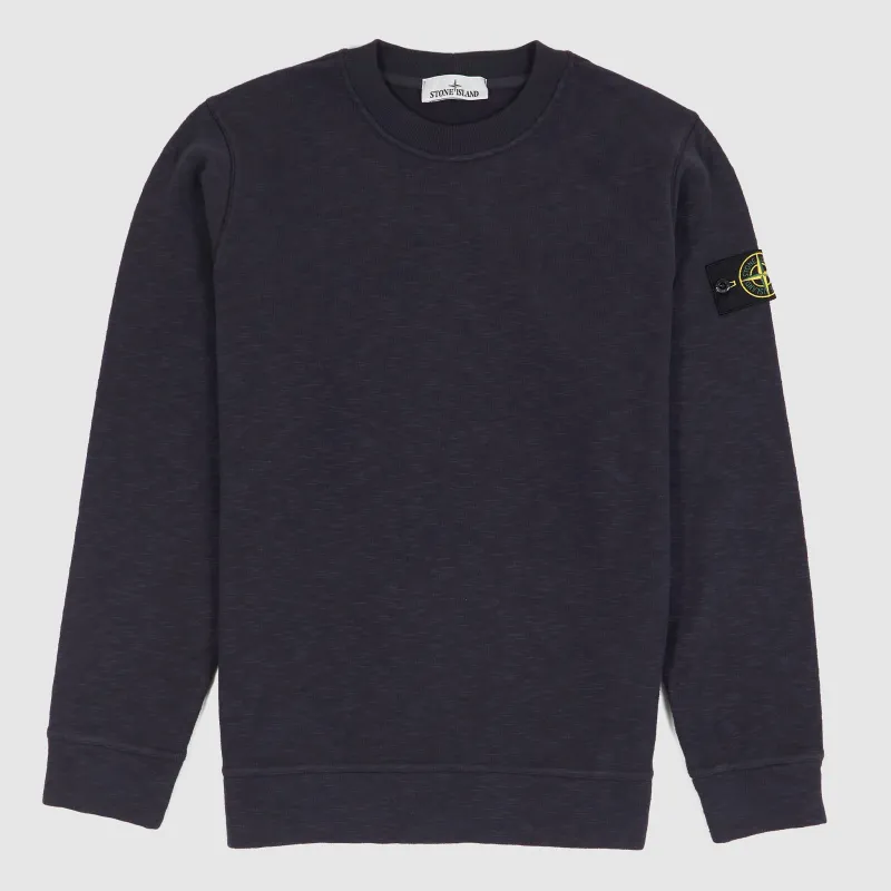 Stone Island Slub- Cotton Crew Neck Sweatshirt sold by DeeCee style