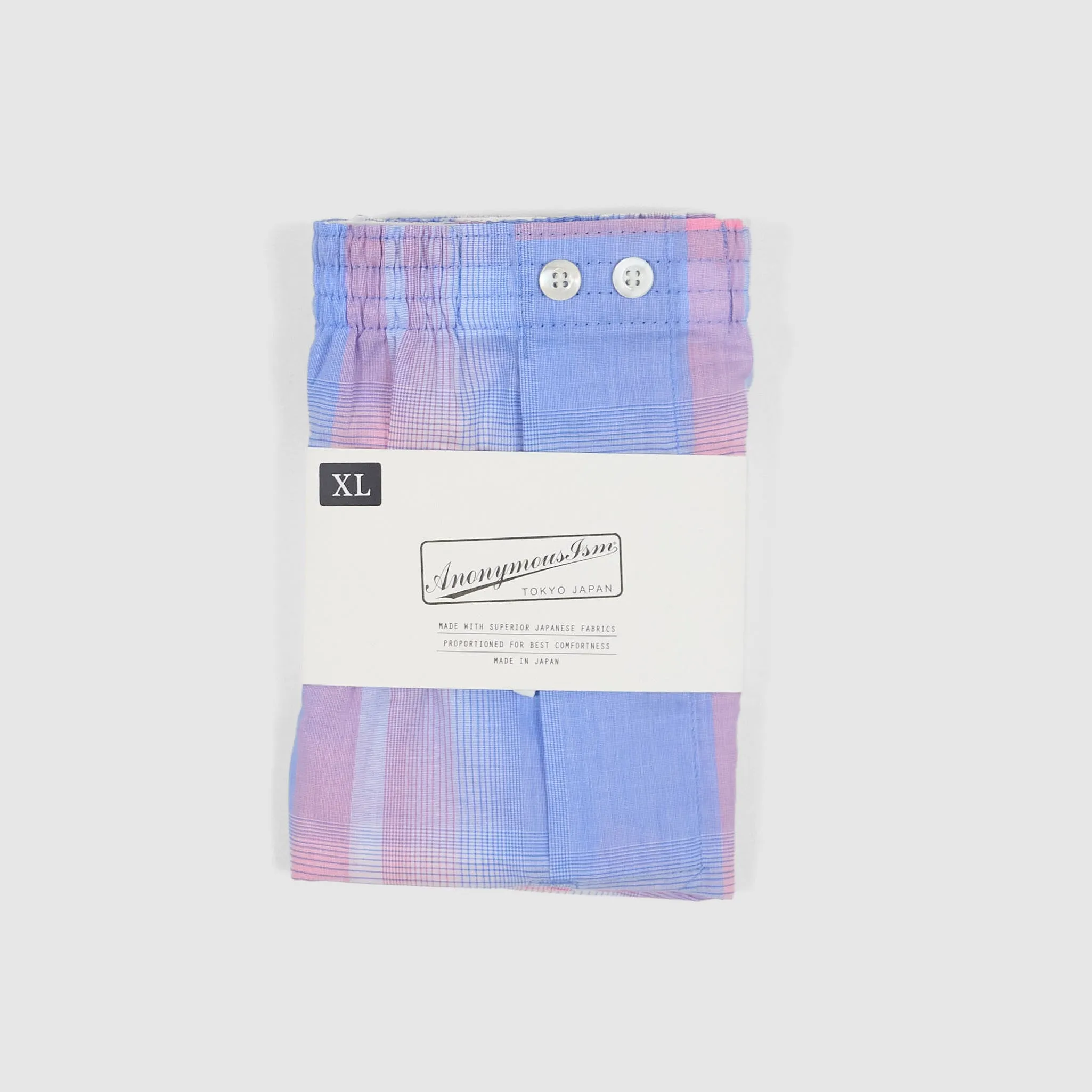 Anonymous Ism Fine Plaid Pattern Boxers sold by DeeCee style product image thumbnail 2