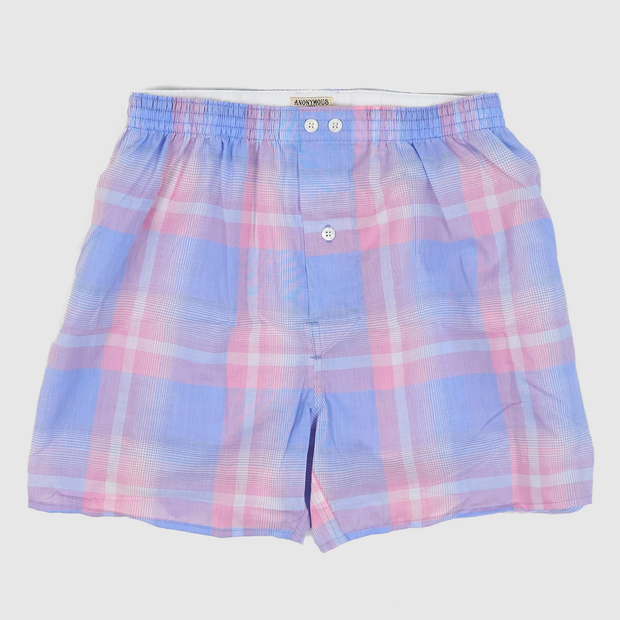 Anonymous Ism Fine Plaid Pattern Boxers sold by DeeCee style