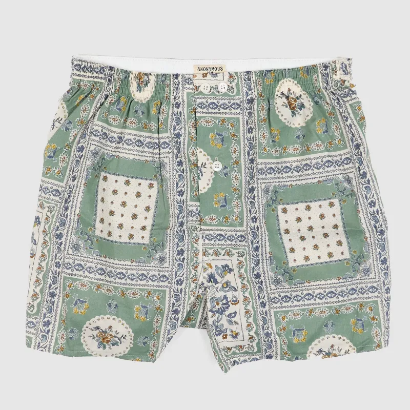 Anonymous Ism Fine Lawn Vintage Scarf Boxers sold by DeeCee style
