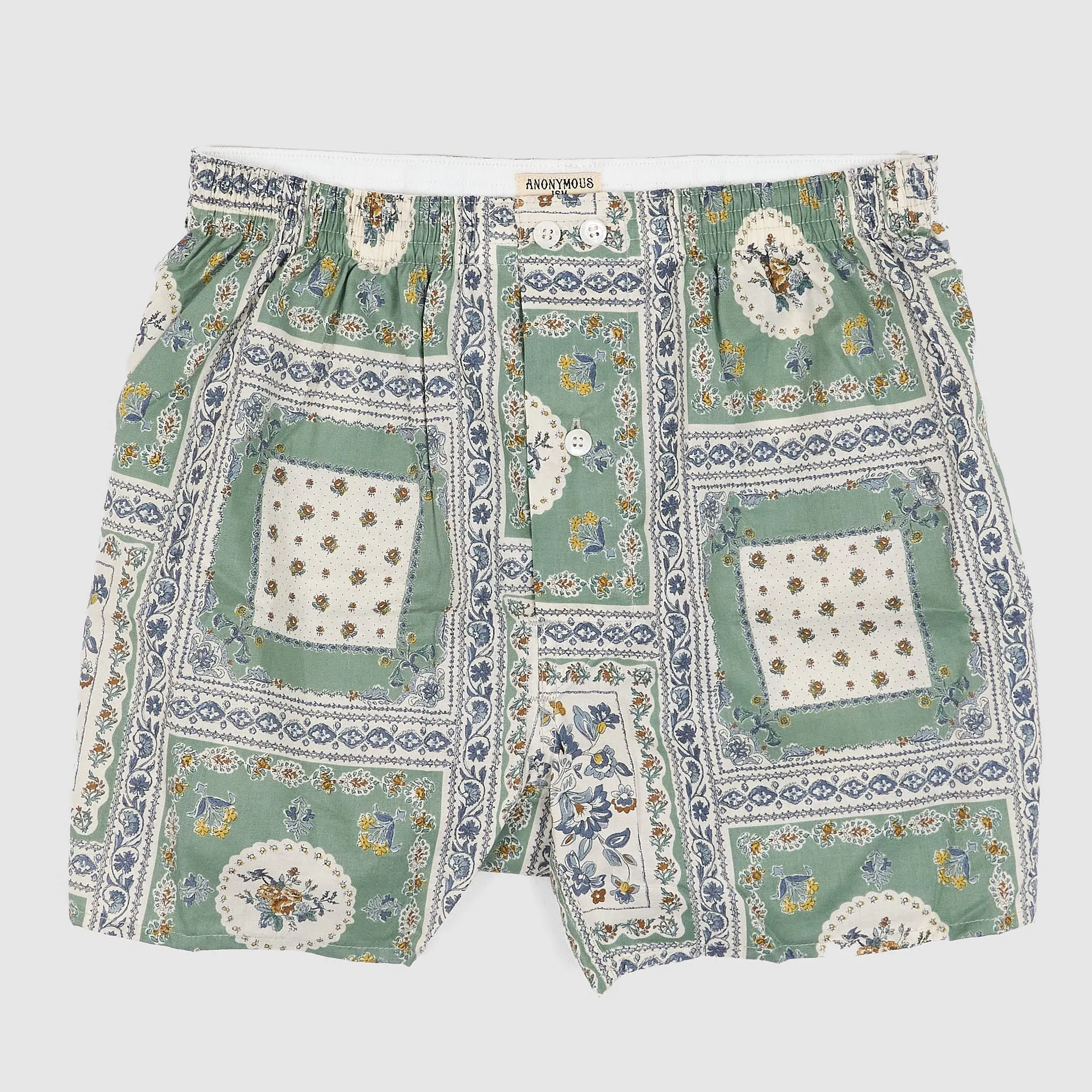 Anonymous Ism Fine Lawn Vintage Scarf Boxers sold by DeeCee style