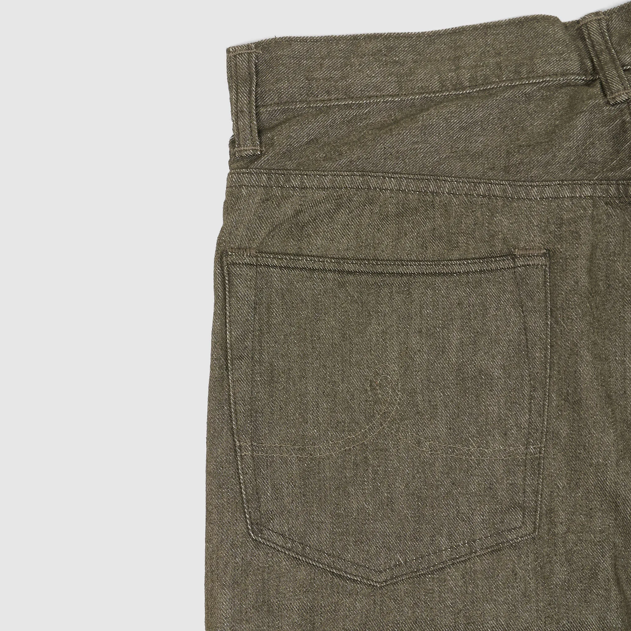 Double RL 5-Pocket Straight Leg Vintage Woven Green Selvage Jeans sold by DeeCee style product image thumbnail 5