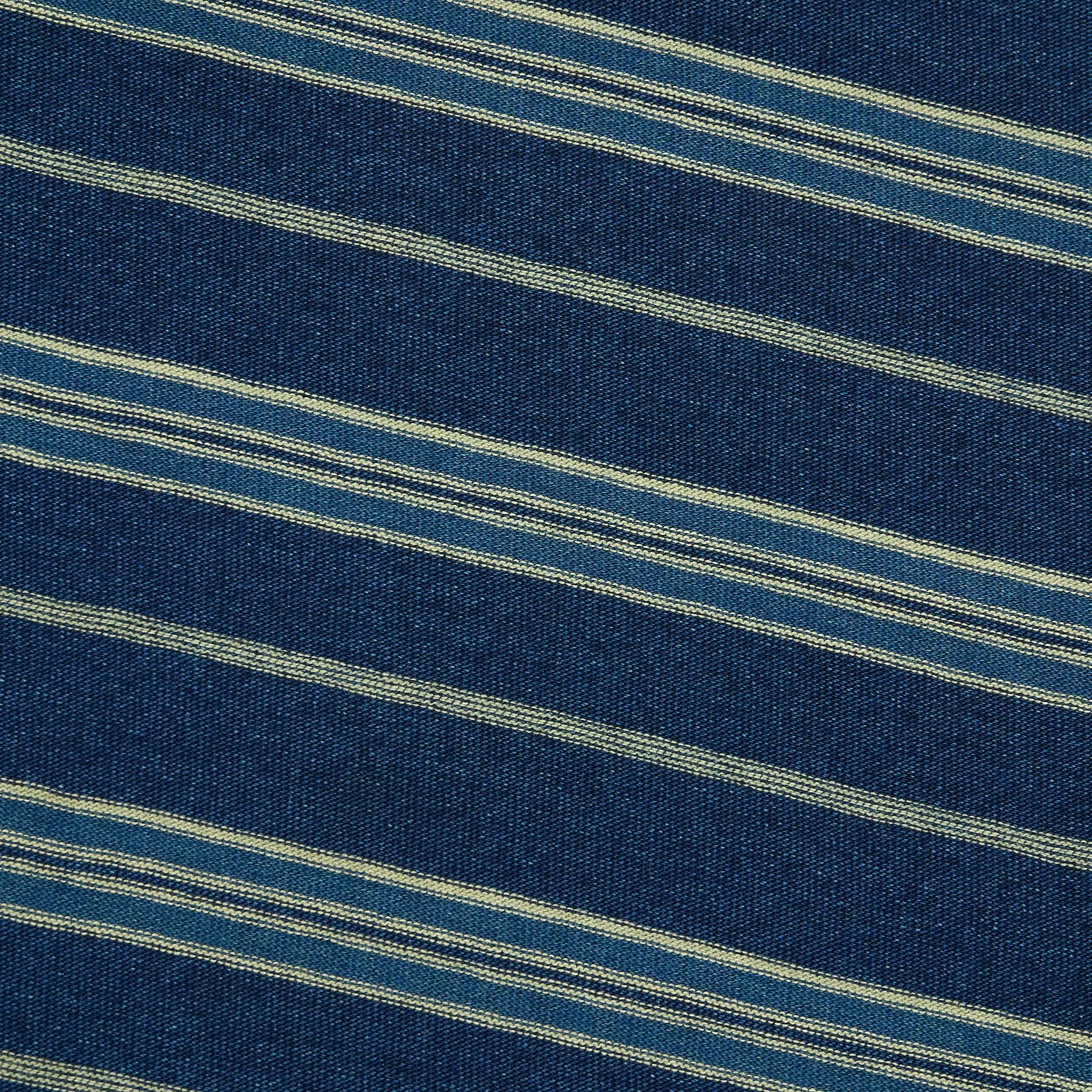 Double RL Heavy Crew Neck Indigo Stripe T-Shirt sold by DeeCee style product image thumbnail 3