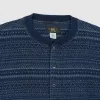 Double RL Long Sleeve Indigo Jack Henley sold by DeeCee style