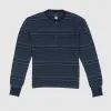 Double RL Long Sleeve Indigo Jack Henley sold by DeeCee style