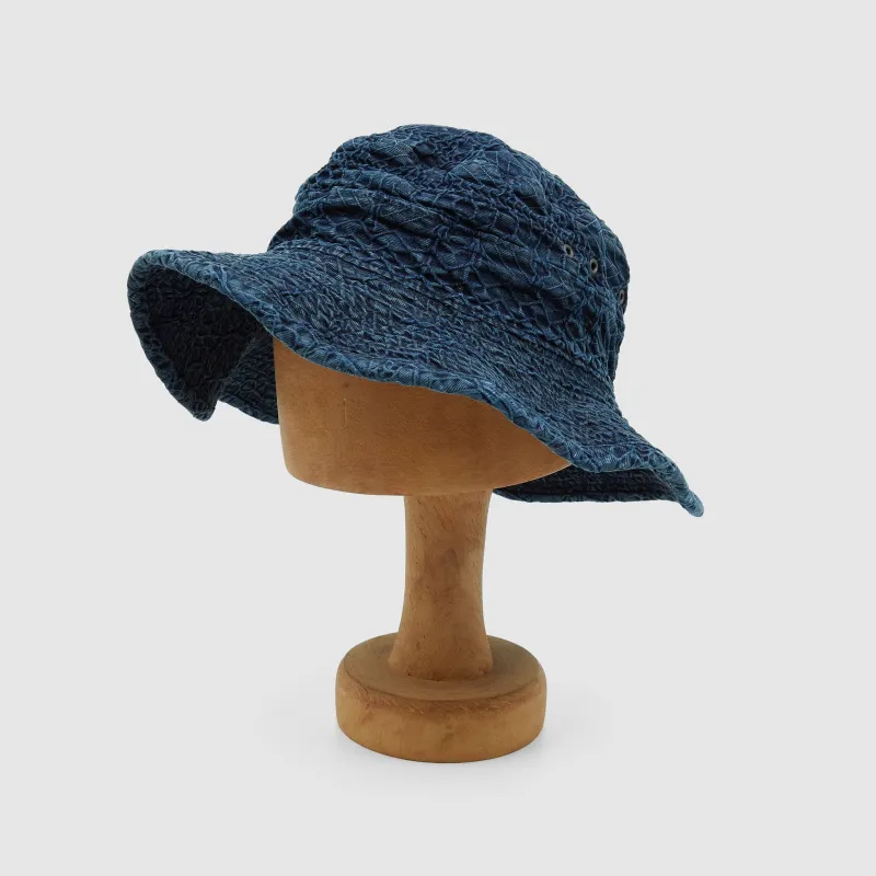RRL Indigo Bucket Hat sold by DeeCee style