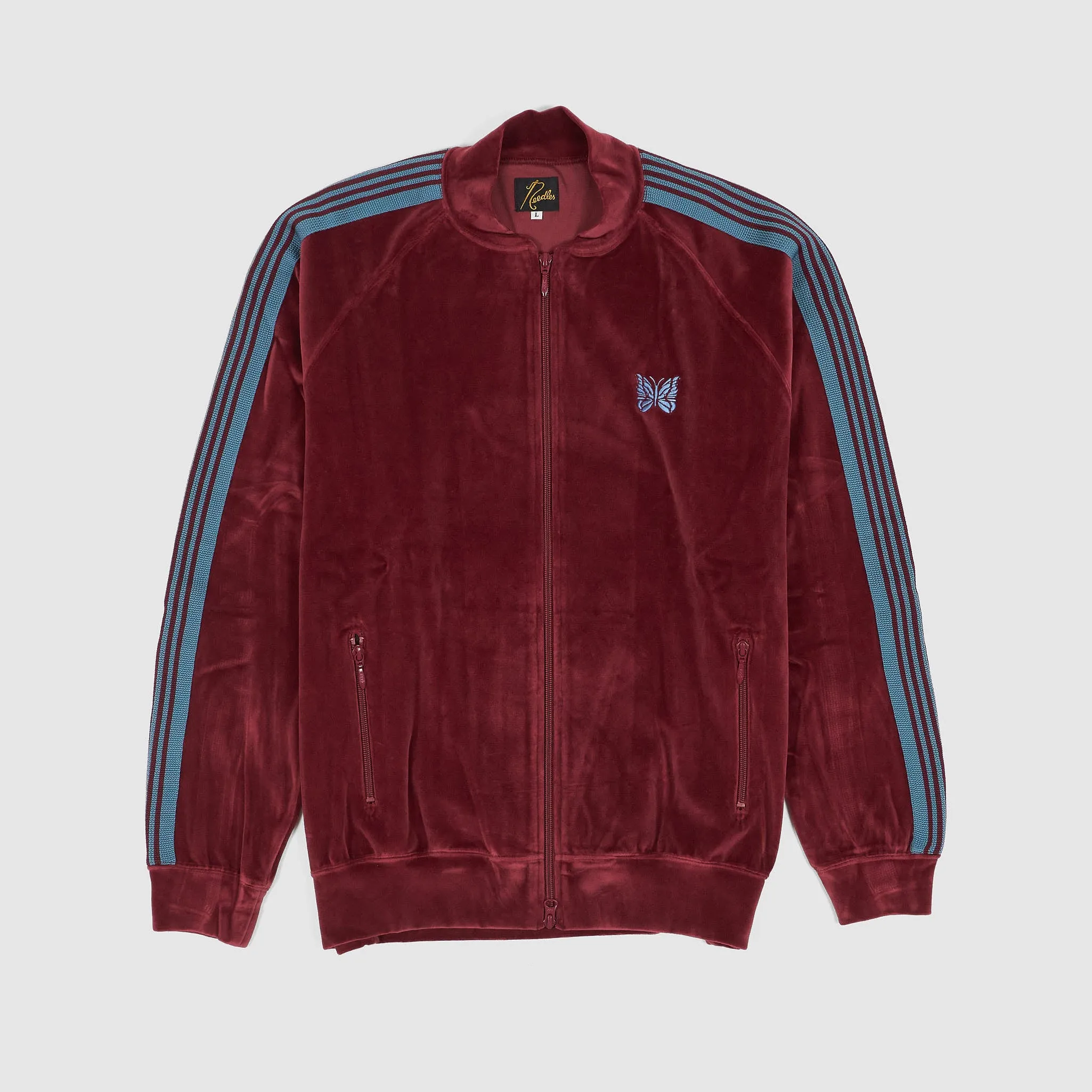 Needles Japan Velours Rib Collar Track Jacket sold by DeeCee style
