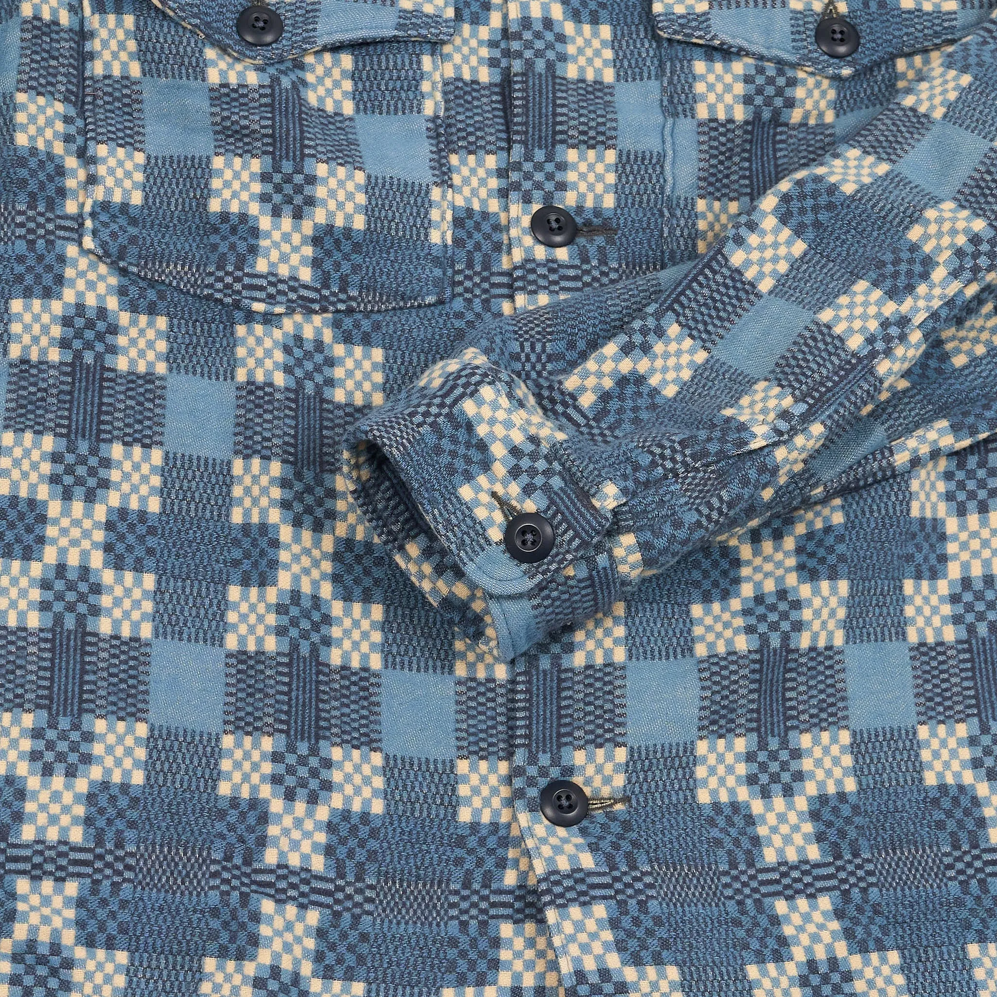 Double RL Jacquard Woven Overshirt sold by DeeCee style product image thumbnail 4