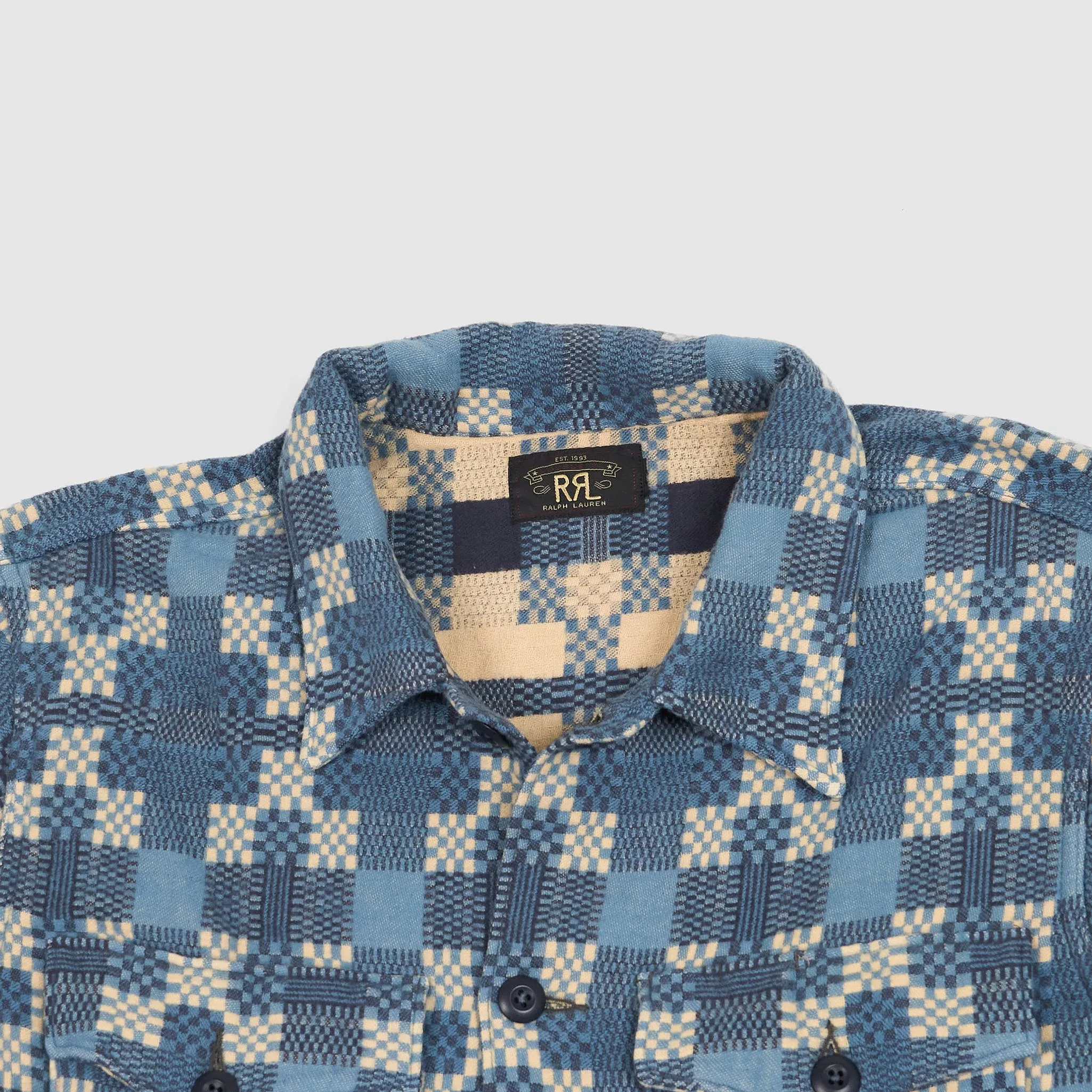 Double RL Jacquard Woven Overshirt sold by DeeCee style product image thumbnail 2