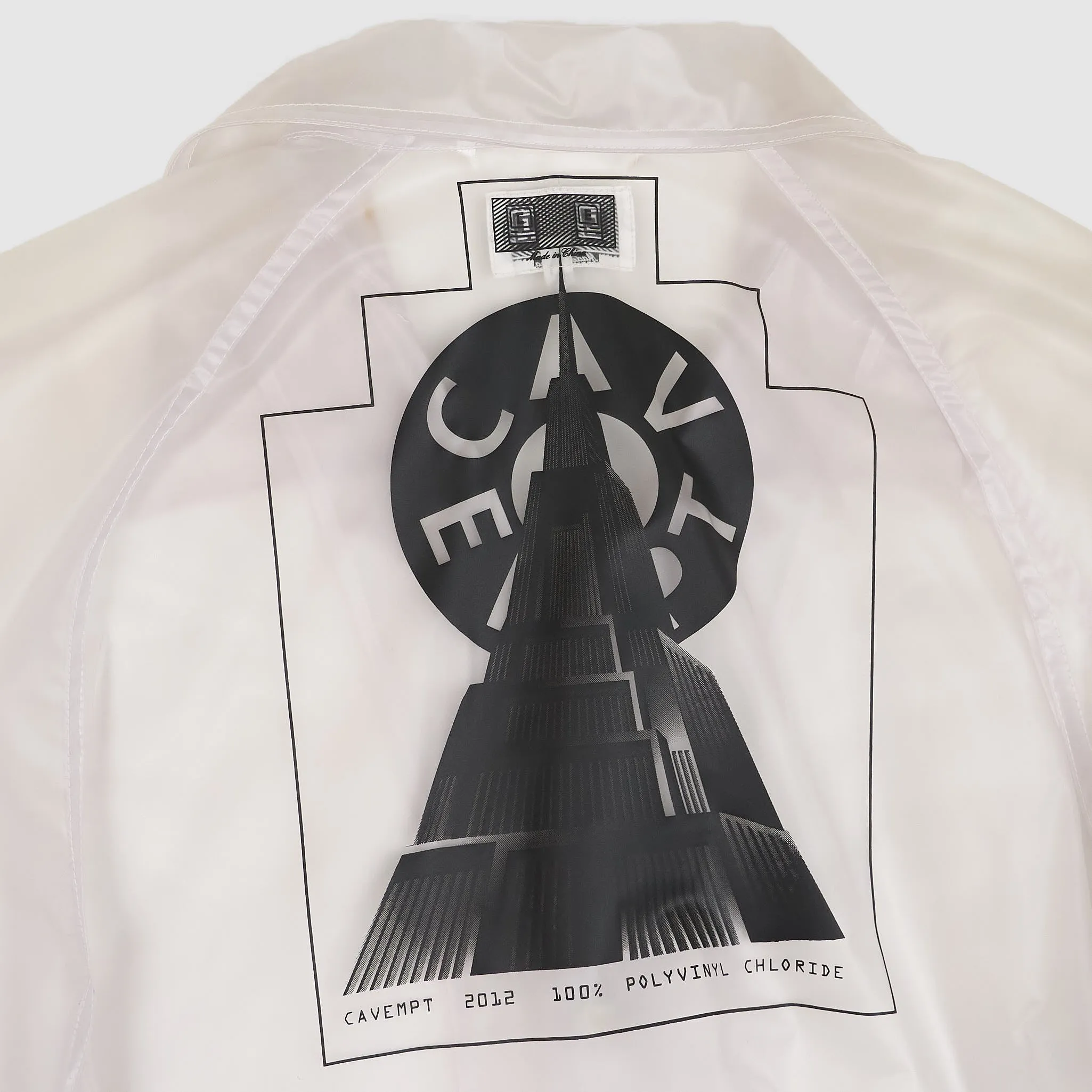 Cav Empt Transparent PVC Rain Jacket sold by DeeCee style product image thumbnail 5