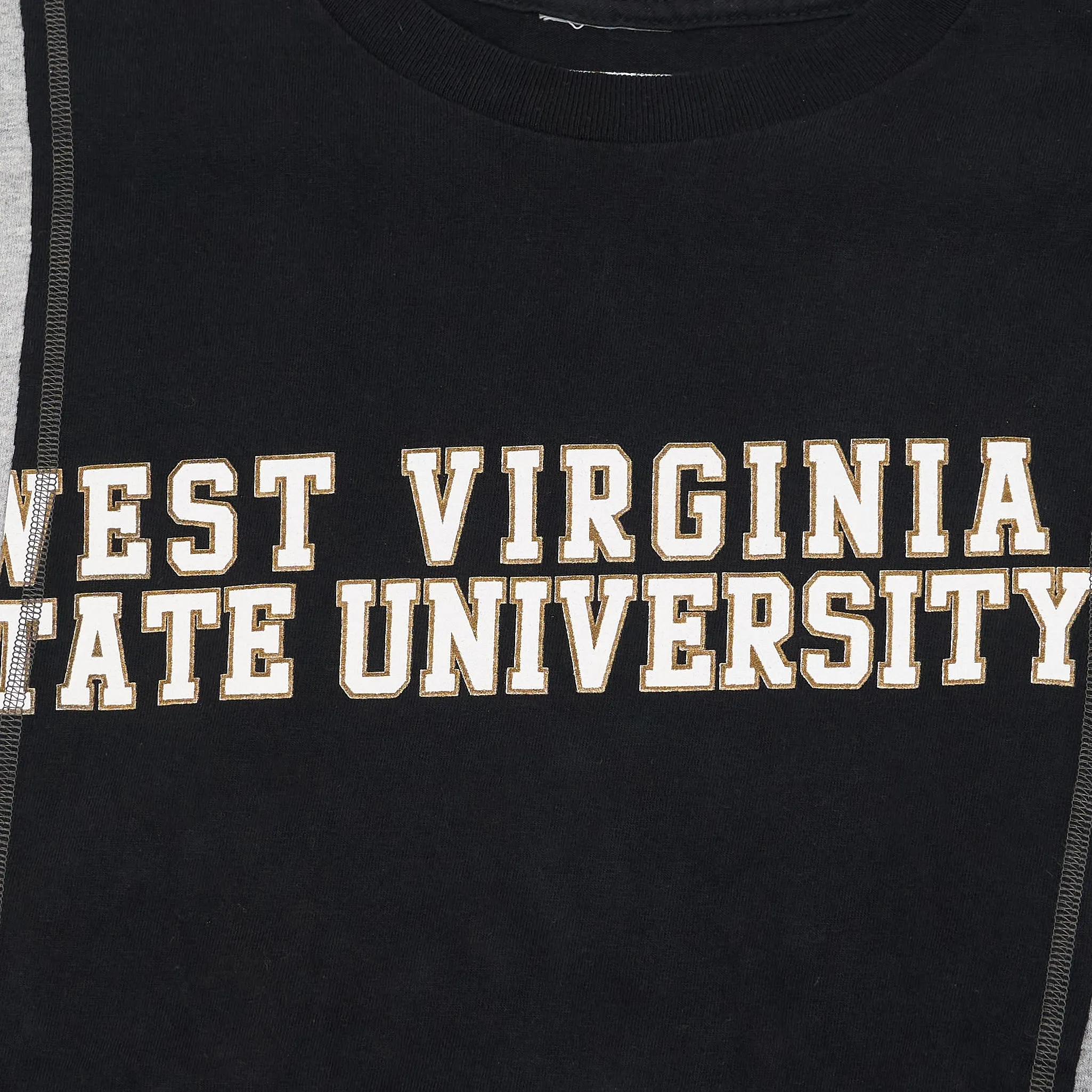 Needles Rebuild Long Sleeve College T-Shirt sold by DeeCee style product image thumbnail 3