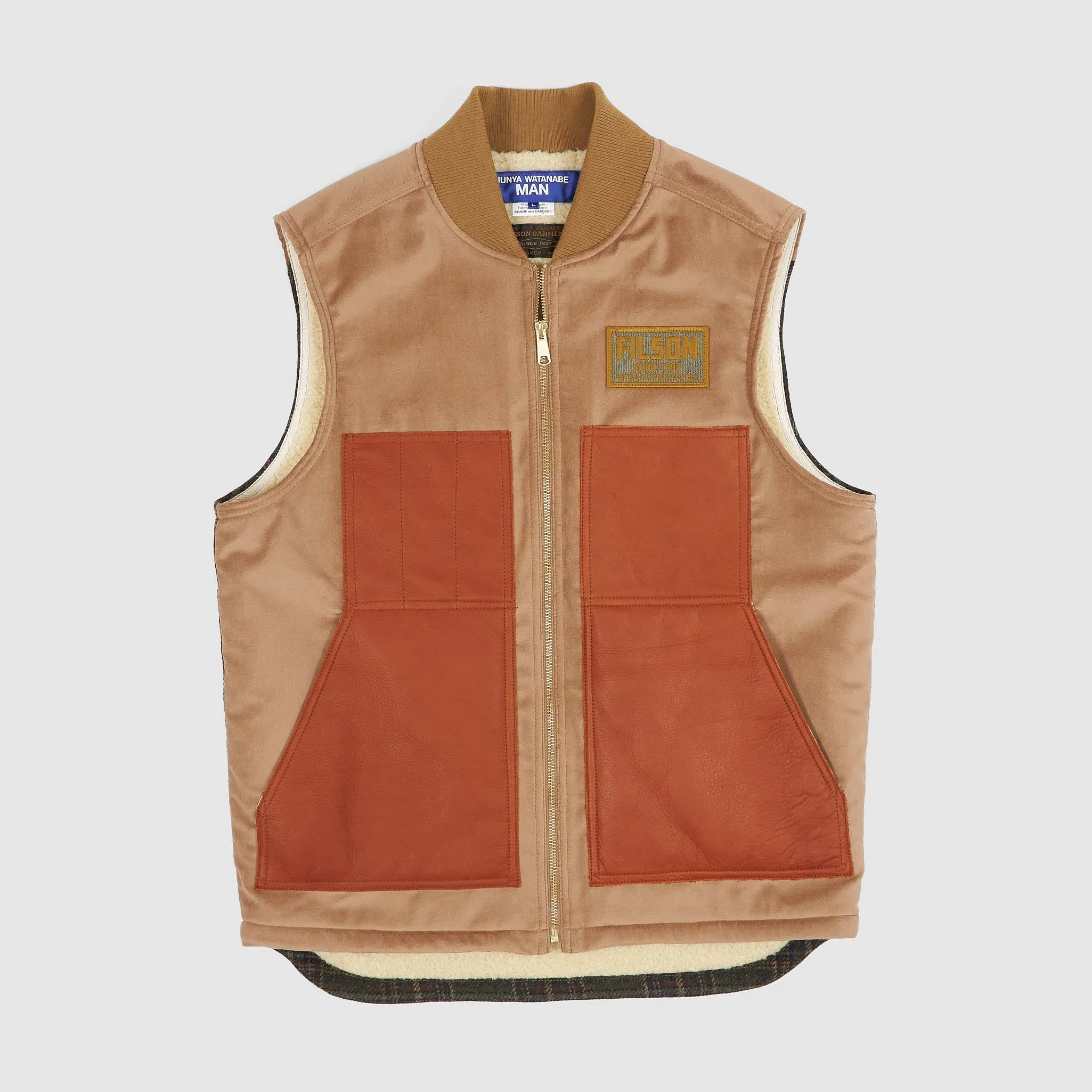 Junya Watanabe MAN x Filson Patchwork Vest sold by DeeCee style