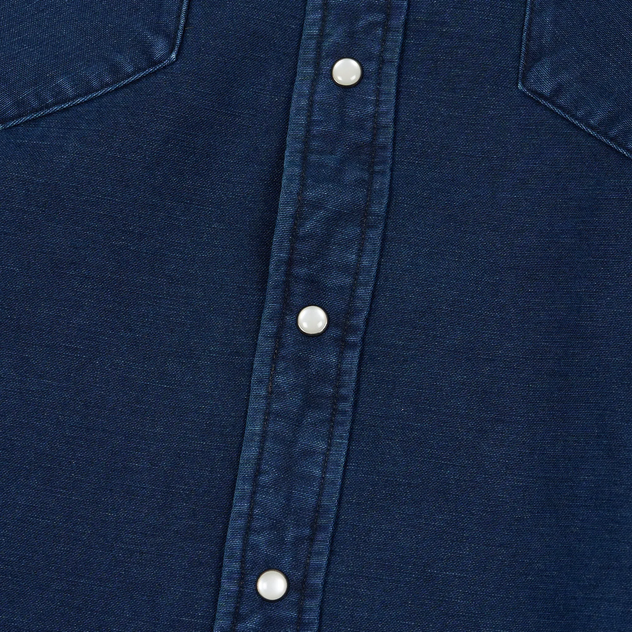 Double RL Indigo Cotton Chamois Canvas Shirt sold by DeeCee style product image thumbnail 3