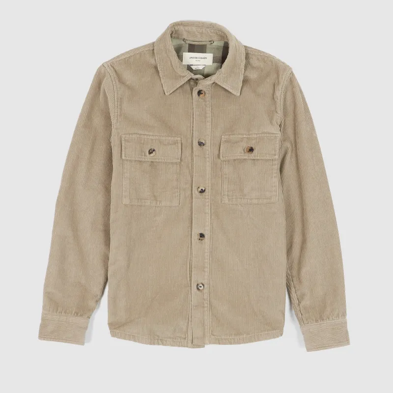 Jacob Cohën Corduroy Light Overshirt Jacket sold by DeeCee style